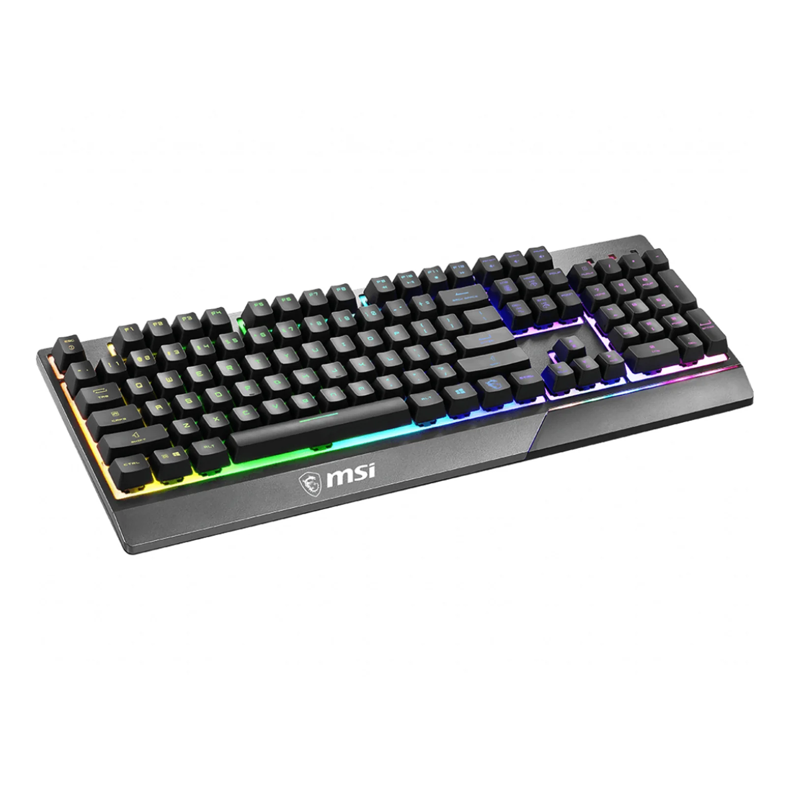 MSI Vigor GK30 clavier Gaming USB QWERTZ Allemand Noir