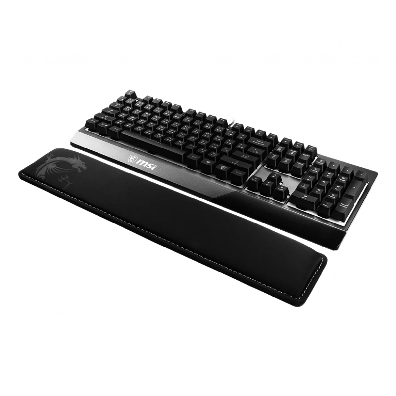 MSI Vigor-WR01 repose-poignet Mémoire de forme, Caoutchouc Noir