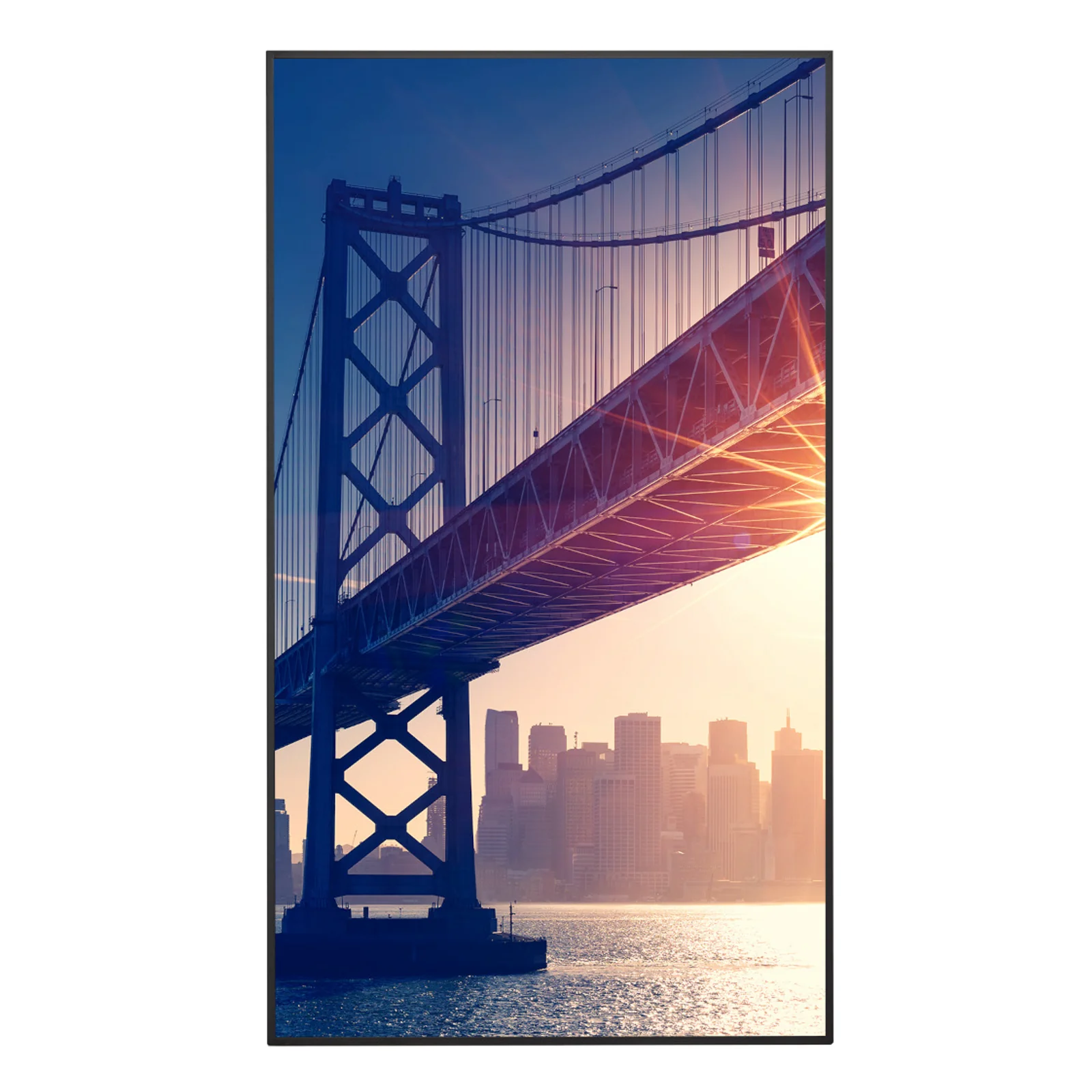 Sharp ME552 Écran plat de signalisation numérique 139,7 cm (55") LCD 450 cd/m² 4K Ultra HD Noir Android 18/7