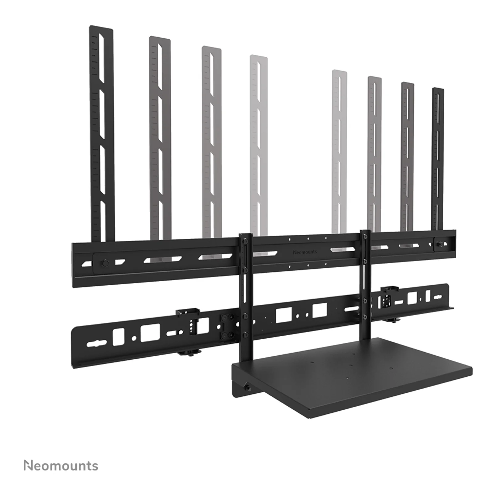 Neomounts AV60-500BL Kit support pour vidéobar et laptop 43-110" - VESA - max 8 kg - universel