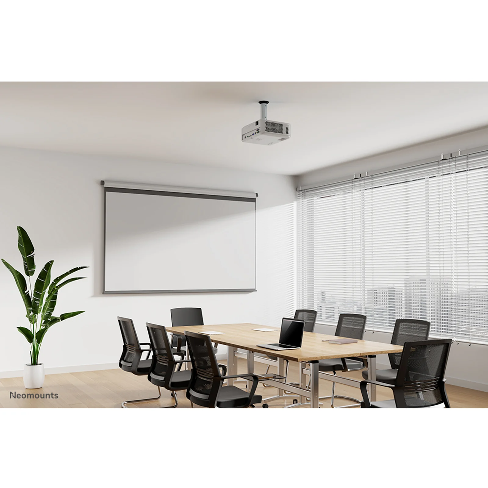 Neomounts BEAMER-C80 Support de plafond pour vidéoprojecteur - h13-20 cm - orientable