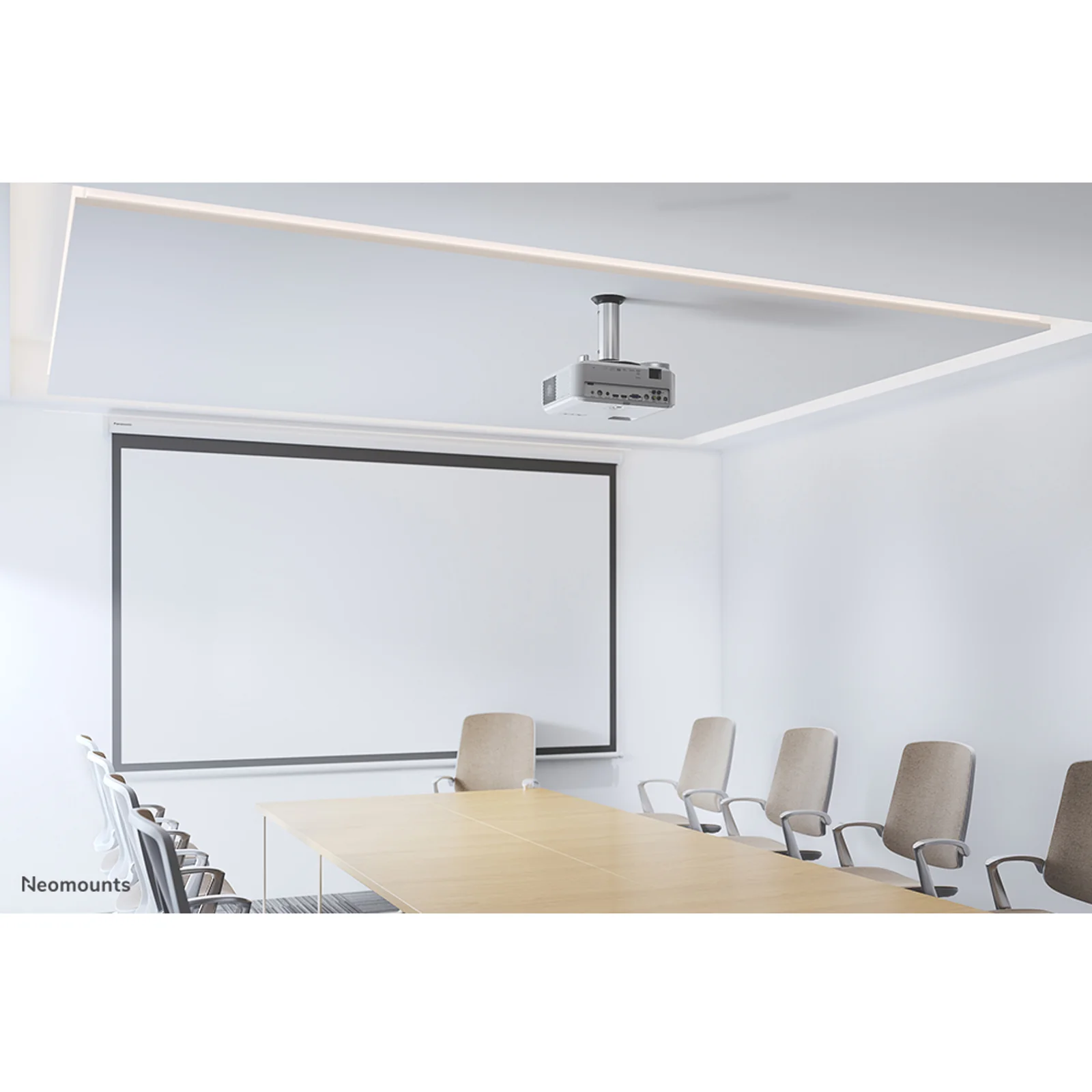 Neomounts BEAMER-C80 Support de plafond pour vidéoprojecteur - h13-20 cm - orientable