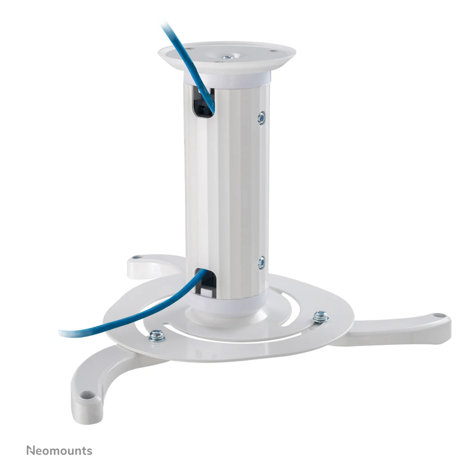 Neomounts BEAMER-C80WHITE Support de plafond pour vidéoprojecteur - h13-20 cm - orientable