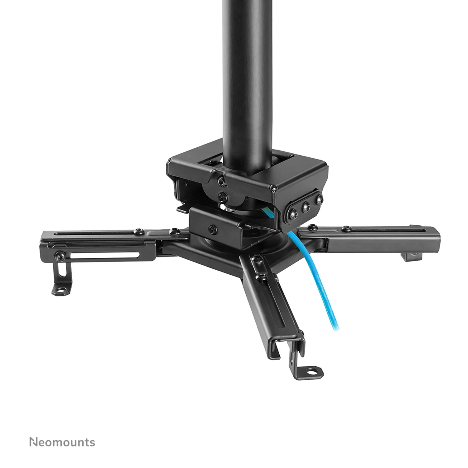 Neomounts CL25-530BL1 Support de plafond pour vidéoprojecteur - h25.5 cm - installation facile - orientable