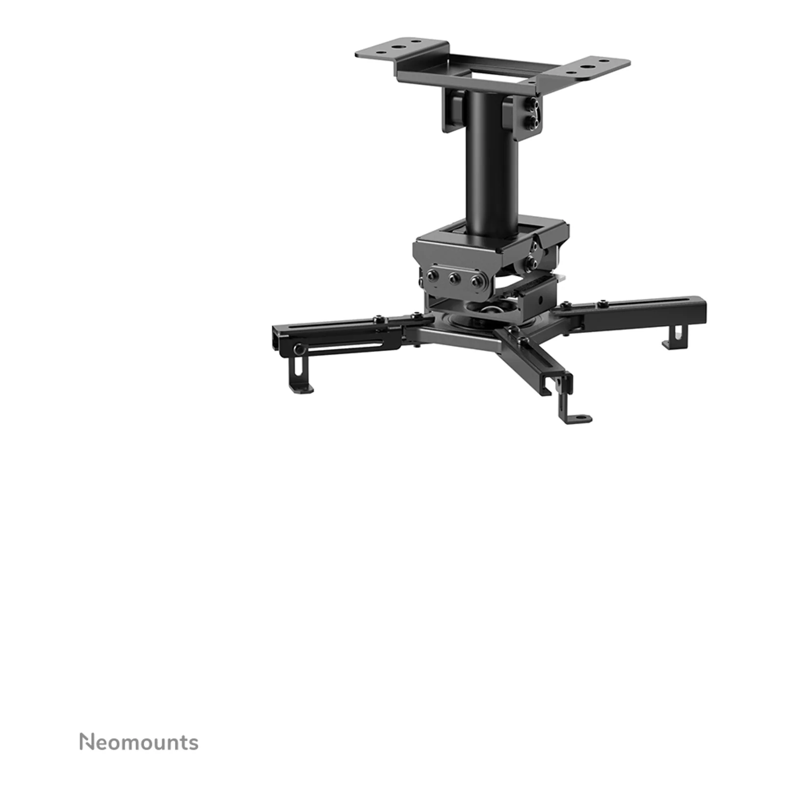 Neomounts CL25-530BL1 Support de plafond pour vidéoprojecteur - h25.5 cm - installation facile - orientable