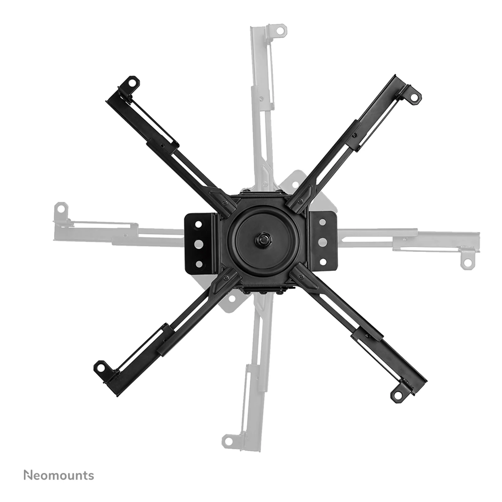 Neomounts CL25-530BL1 Support de plafond pour vidéoprojecteur - h25.5 cm - installation facile - orientable
