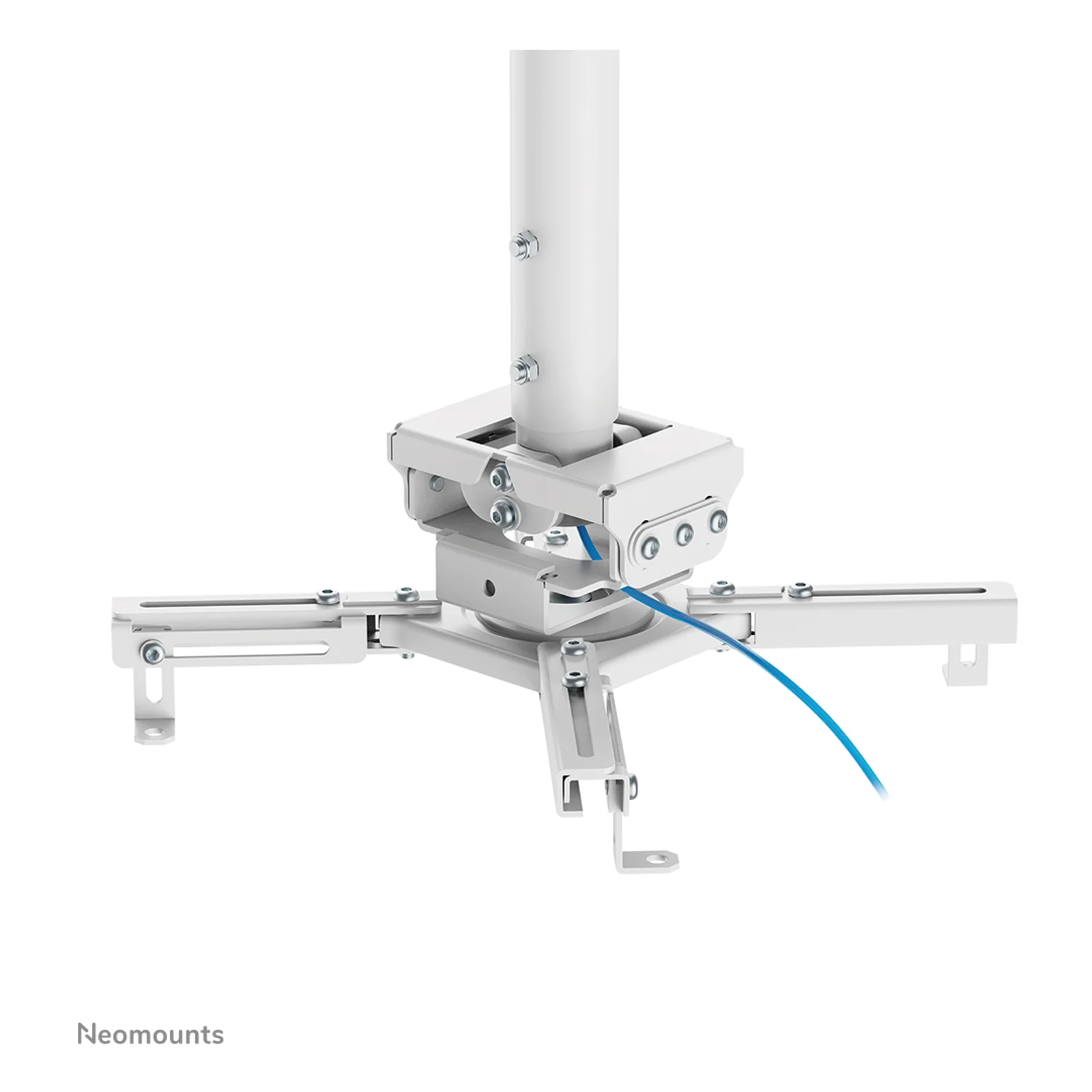 Neomounts CL25-530WH1 Support de plafond pour vidéoprojecteur - h25.5 cm - installation facile - orientable