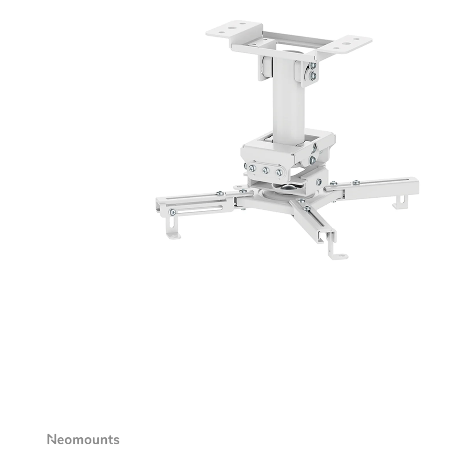 Neomounts CL25-530WH1 Support de plafond pour vidéoprojecteur - h25.5 cm - installation facile - orientable