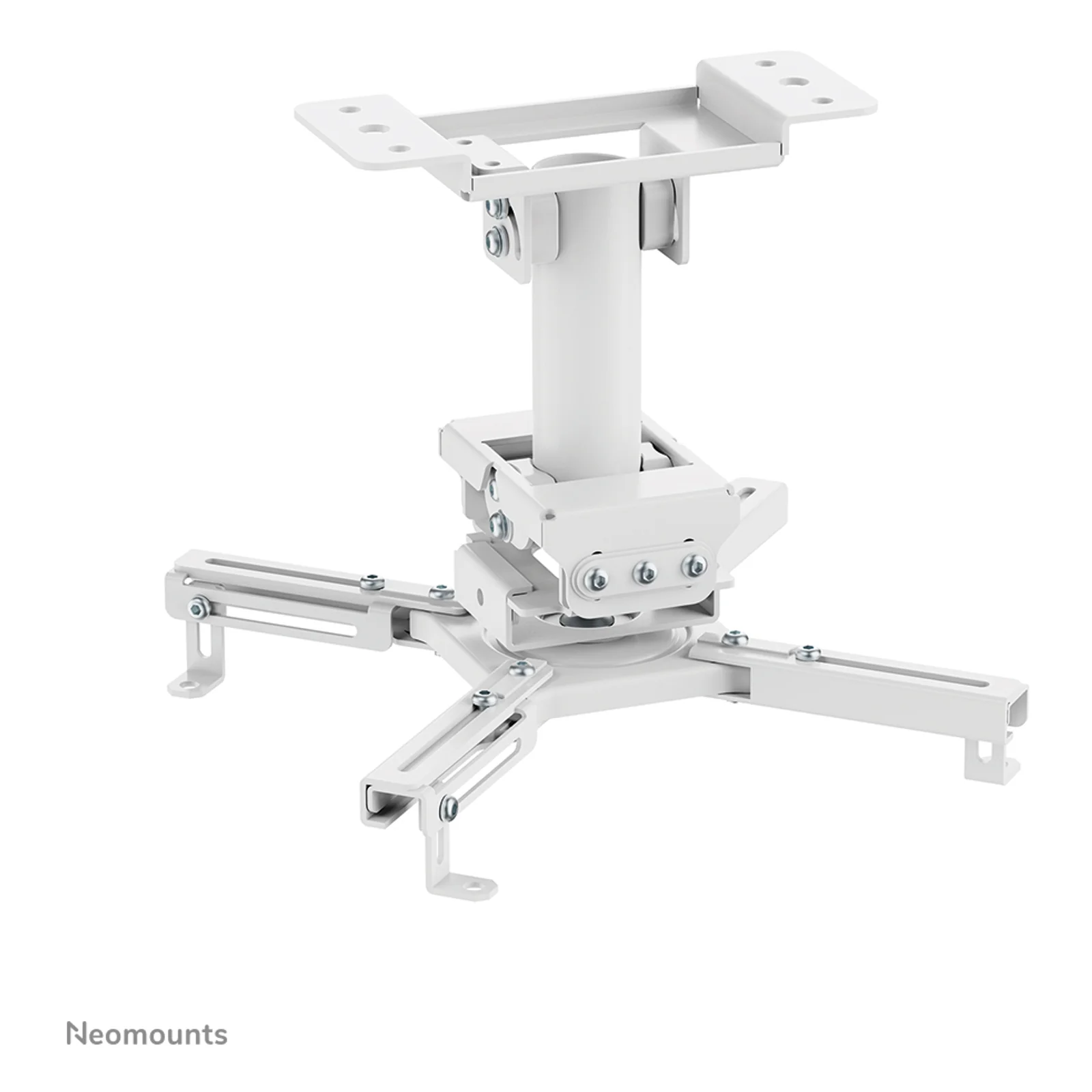 Neomounts CL25-530WH1 Support de plafond pour vidéoprojecteur - h25.5 cm - installation facile - orientable