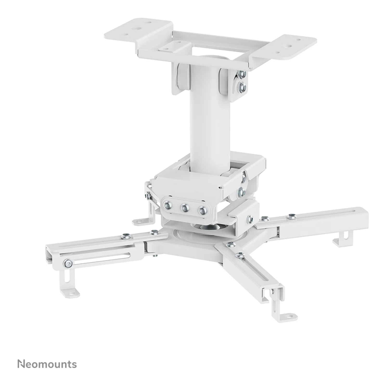 Neomounts CL25-530WH1 Support de plafond pour vidéoprojecteur - h25.5 cm - installation facile - orientable