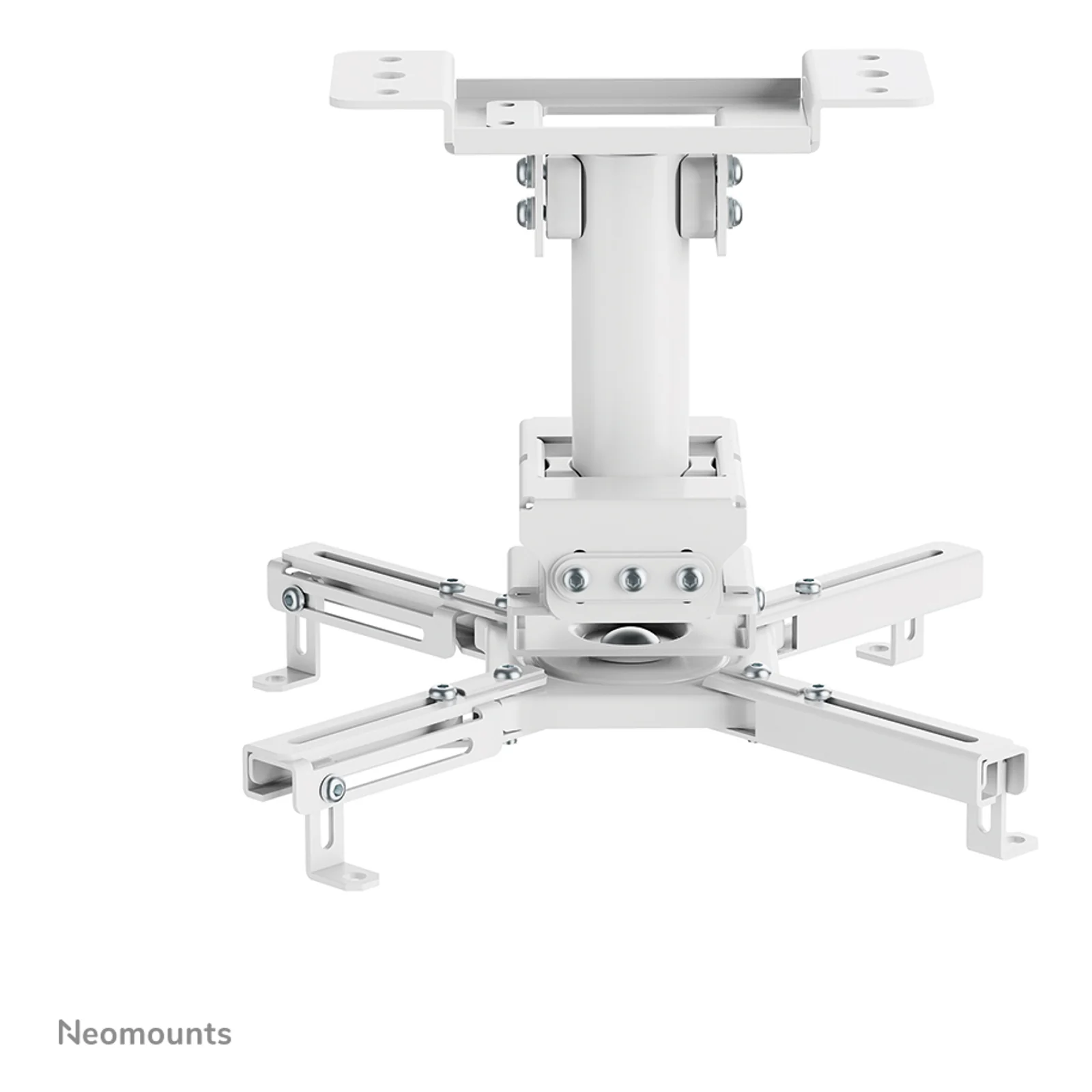 Neomounts CL25-530WH1 Support de plafond pour vidéoprojecteur - h25.5 cm - installation facile - orientable