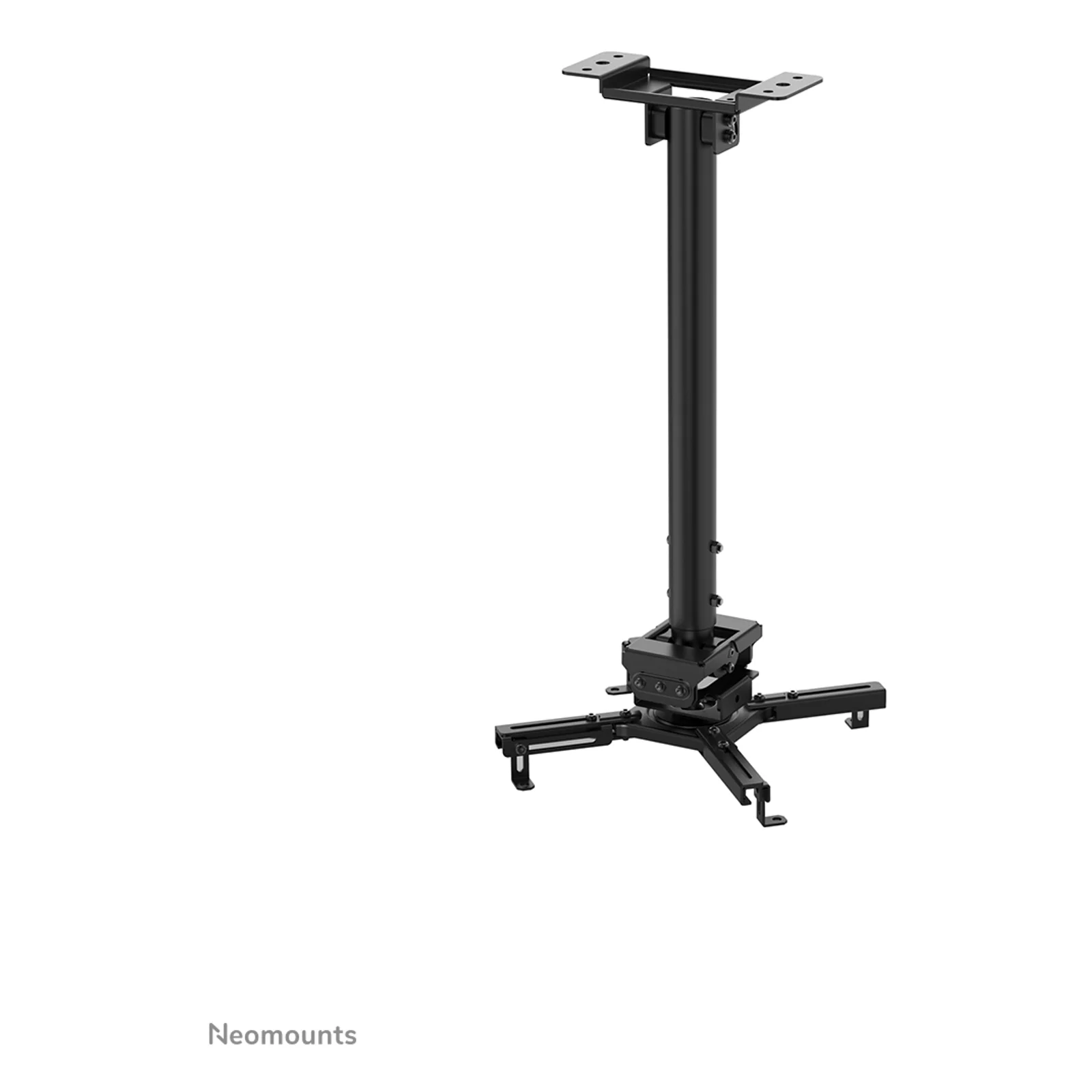 Neomounts CL25-540BL1 Support de plafond pour vidéoprojecteur - h60.5-90.5 cm - installation facile - orientable