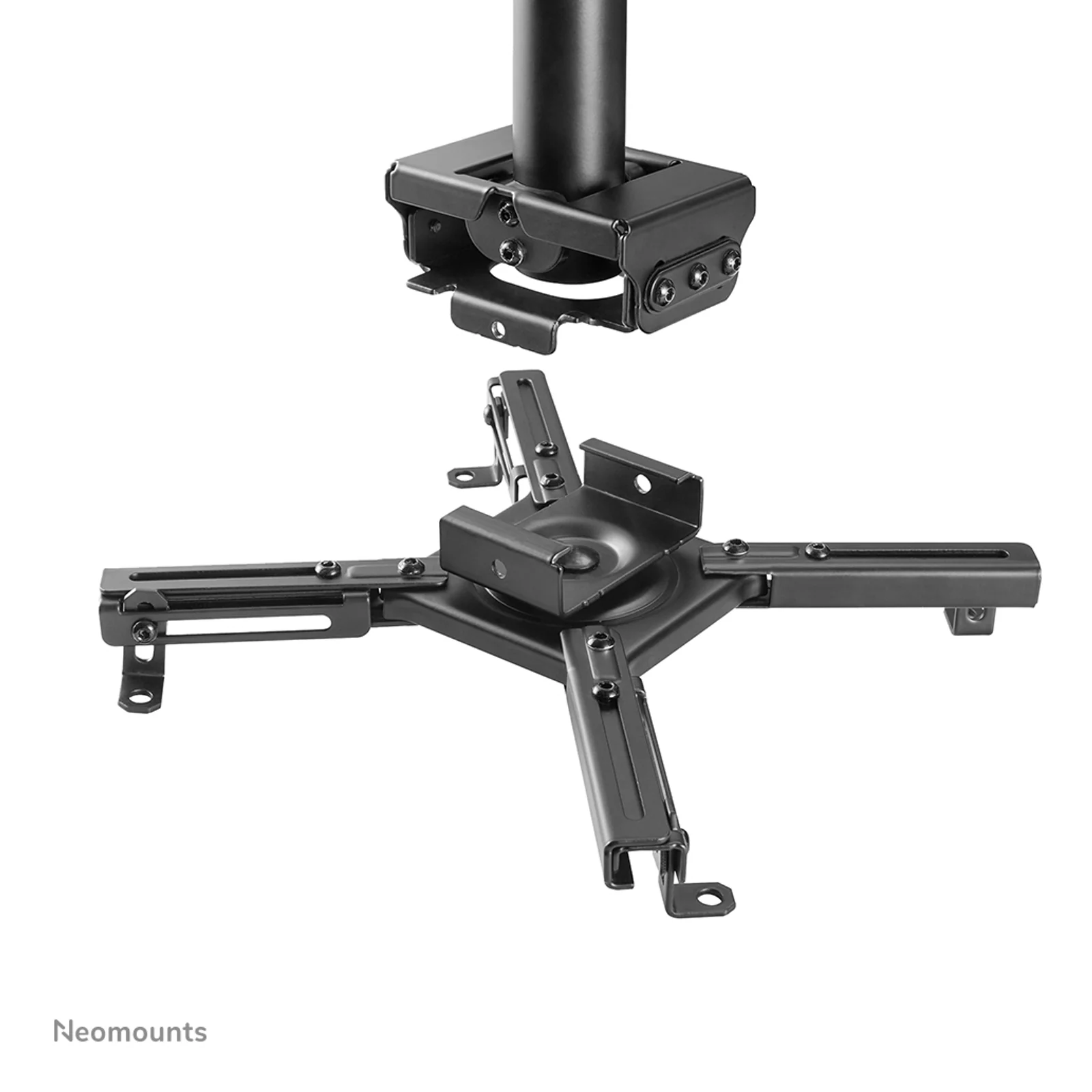 Neomounts CL25-540BL1 Support de plafond pour vidéoprojecteur - h60.5-90.5 cm - installation facile - orientable