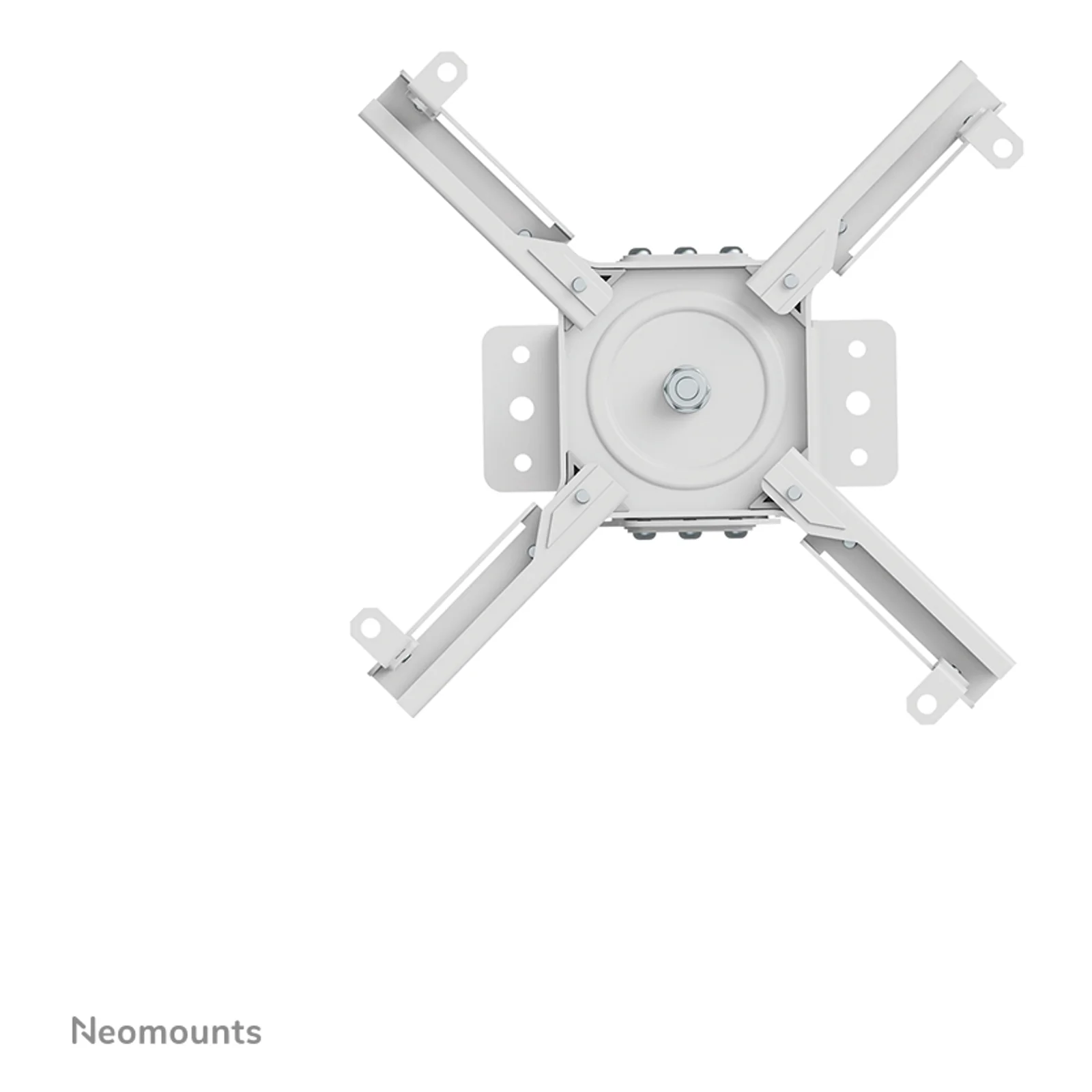 Neomounts CL25-540WH1 Support de plafond pour vidéoprojecteur - h60.5-90.5 cm - installation facile - orientable