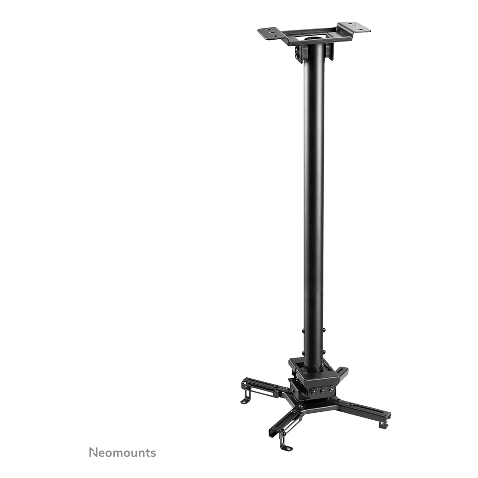 Neomounts CL25-550BL1 Support de plafond pour vidéoprojecteur - h74.5-114.5 cm - installation facile - orientable