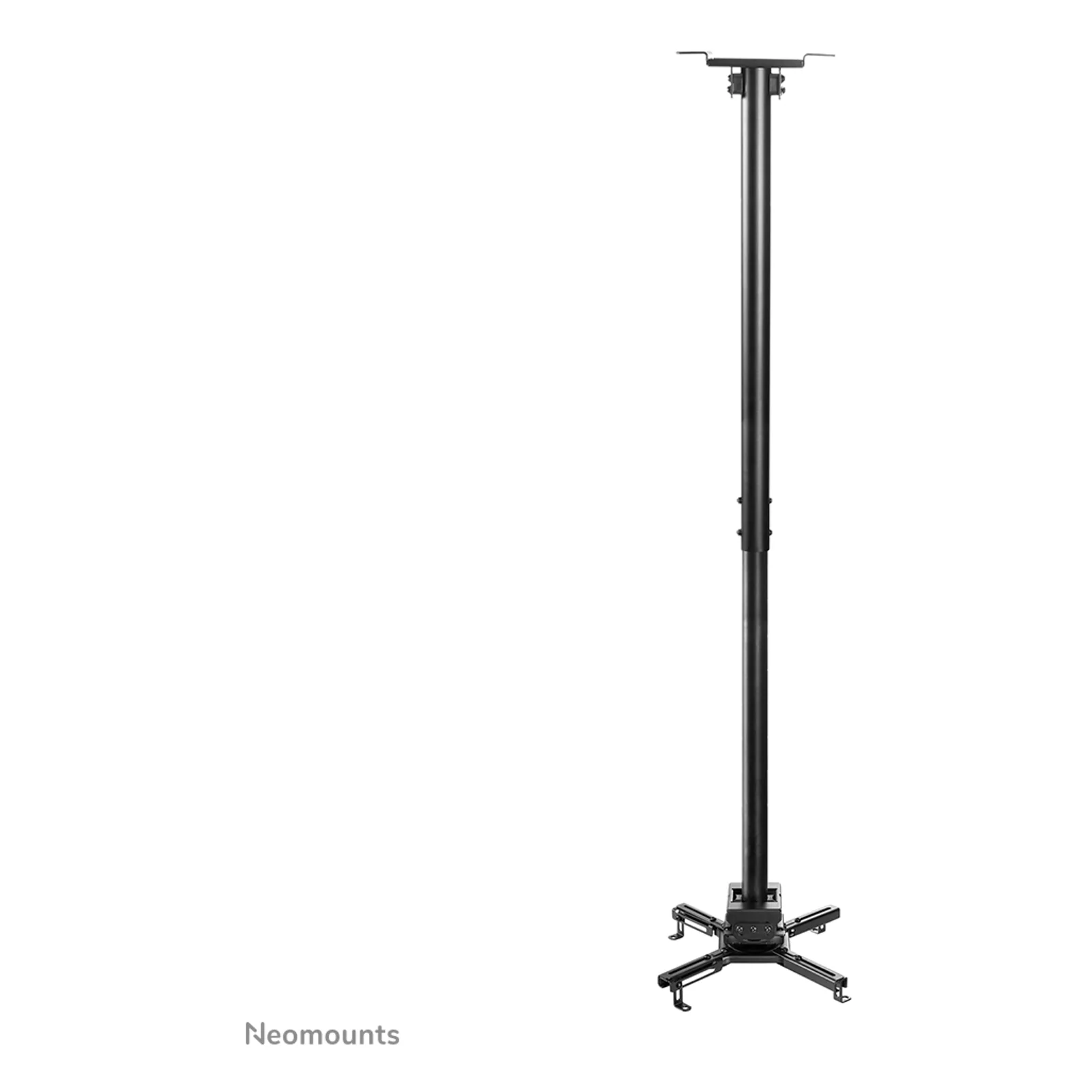 Neomounts CL25-550BL1 Support de plafond pour vidéoprojecteur - h74.5-114.5 cm - installation facile - orientable