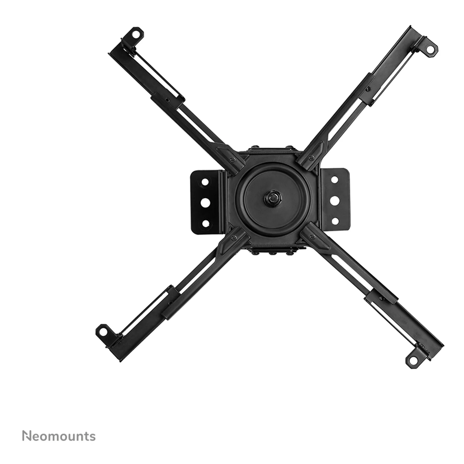 Neomounts CL25-550BL1 Support de plafond pour vidéoprojecteur - h74.5-114.5 cm - installation facile - orientable