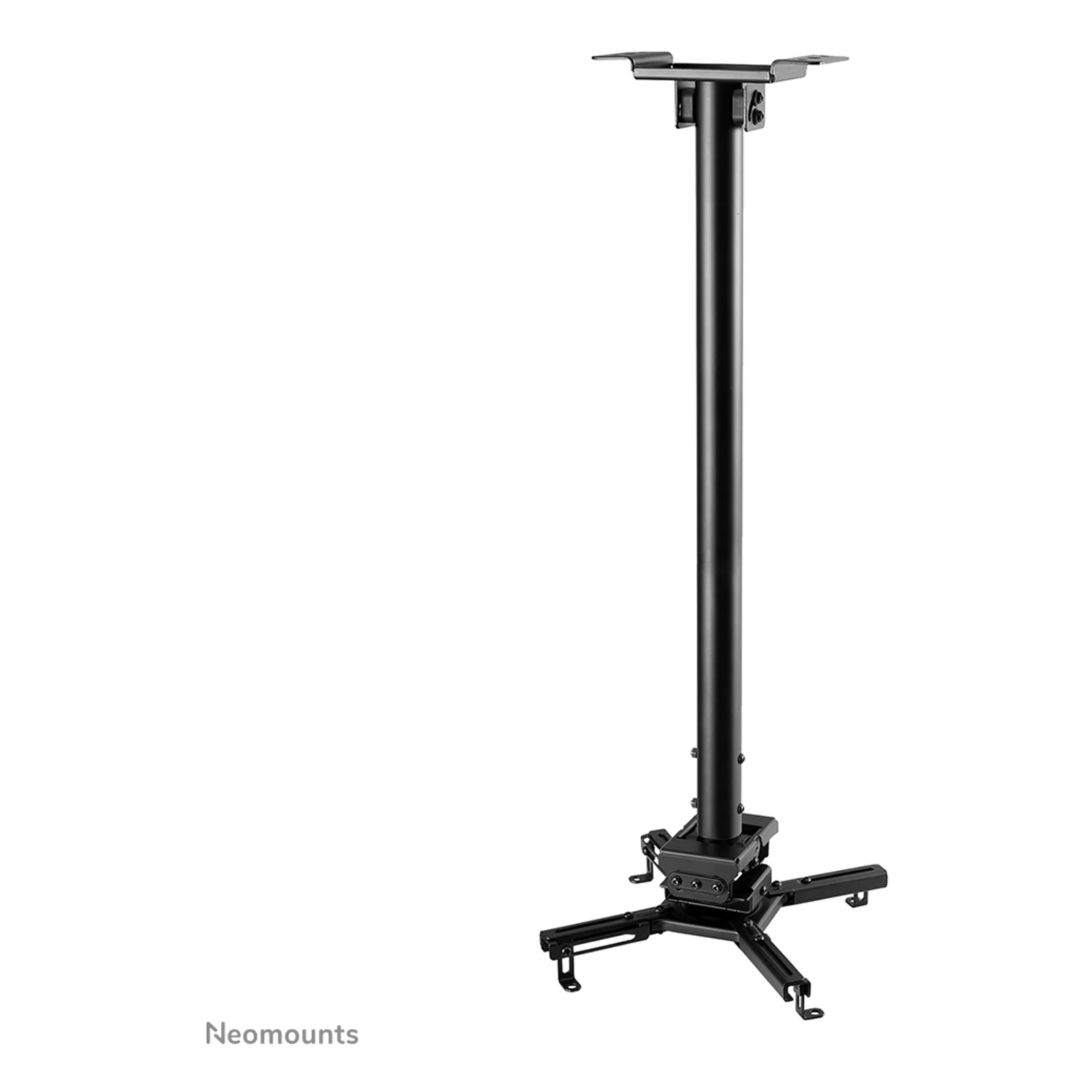 Neomounts CL25-550BL1 Support de plafond pour vidéoprojecteur - h74.5-114.5 cm - installation facile - orientable