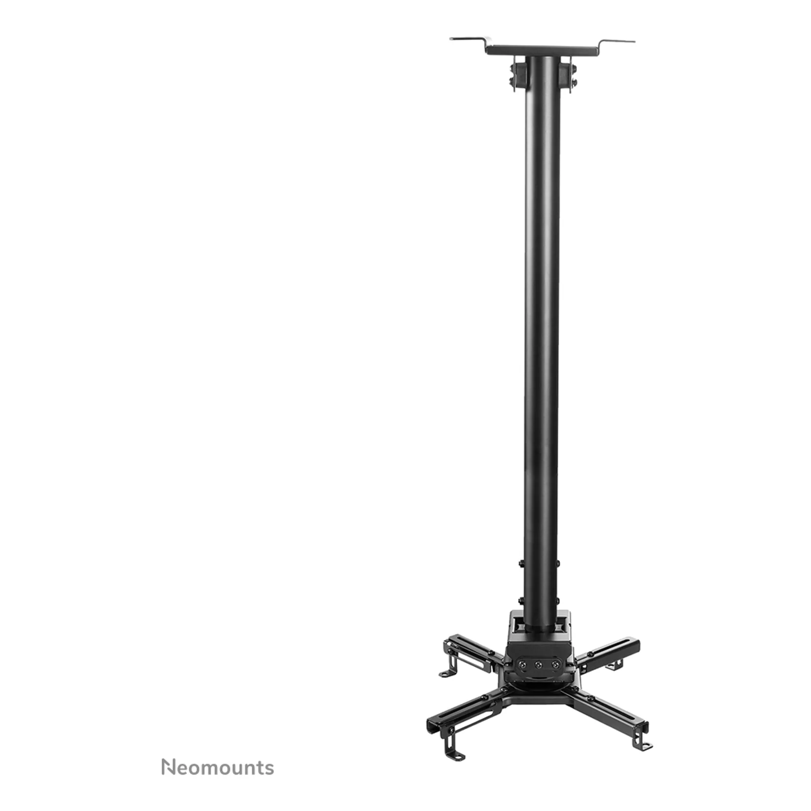Neomounts CL25-550BL1 Support de plafond pour vidéoprojecteur - h74.5-114.5 cm - installation facile - orientable