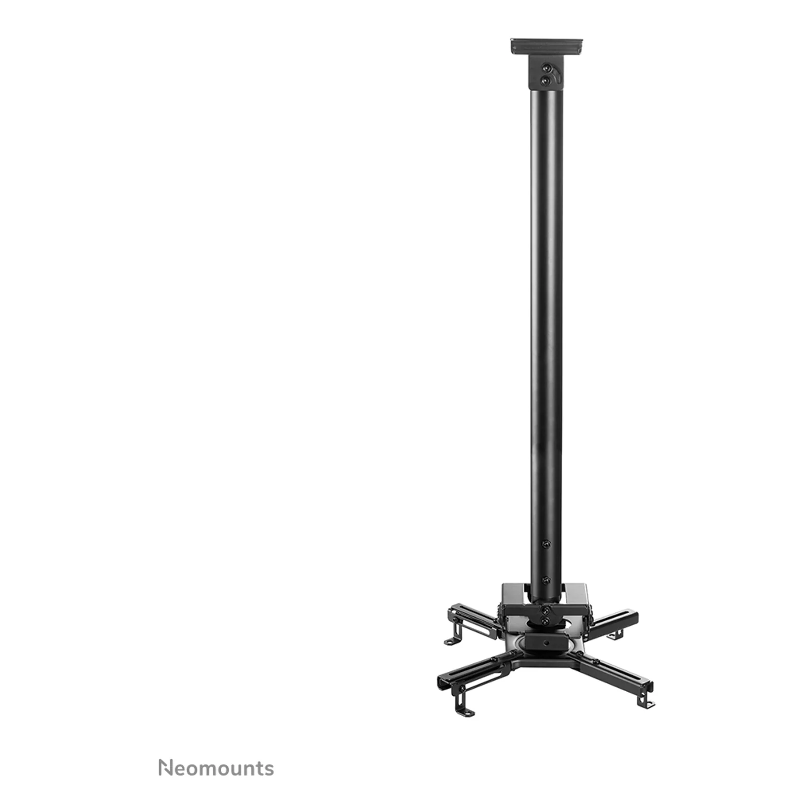 Neomounts CL25-550BL1 Support de plafond pour vidéoprojecteur - h74.5-114.5 cm - installation facile - orientable