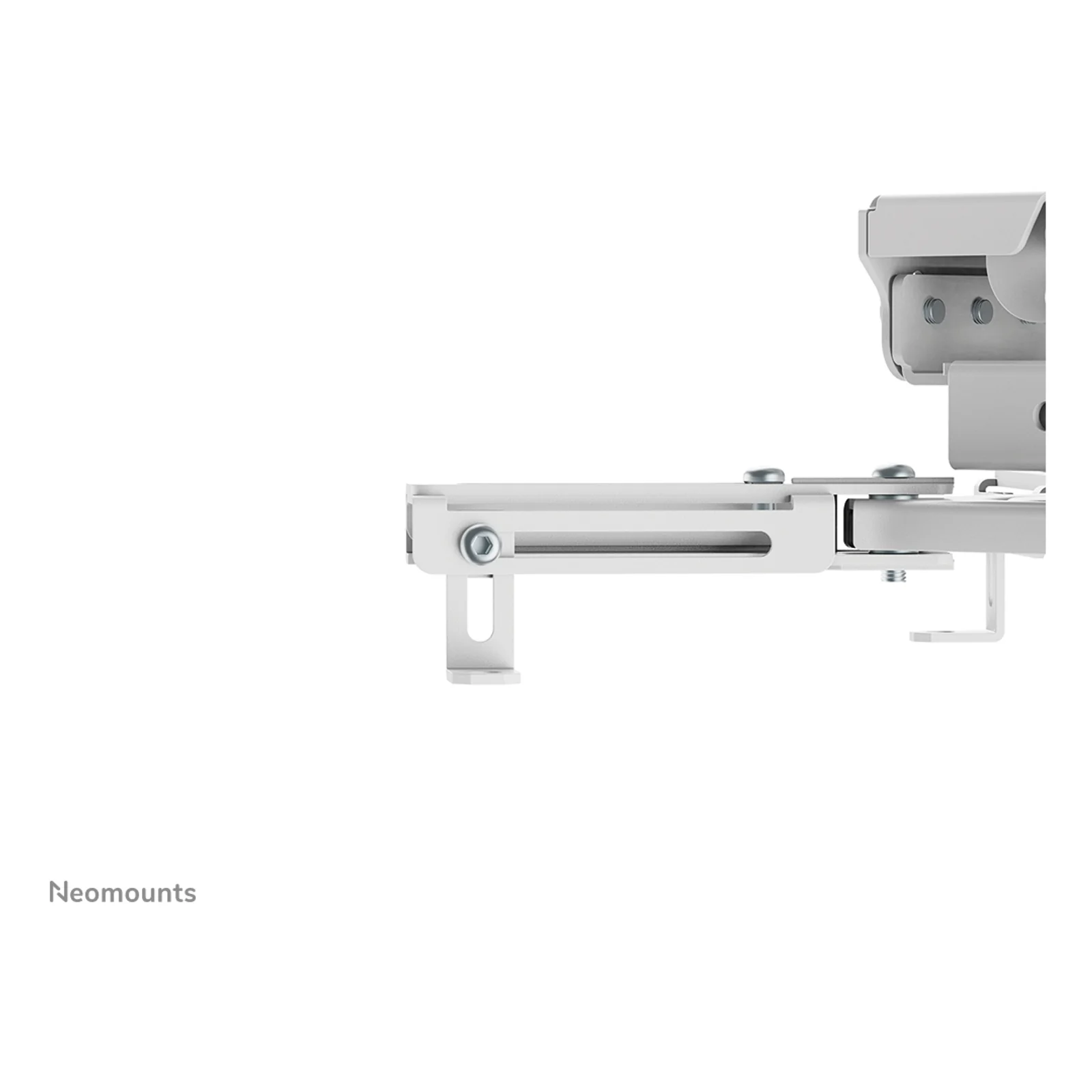 Neomounts CL25-550WH1 Support de plafond pour vidéoprojecteur - h74.5-114.5 cm - installation facile - orientable