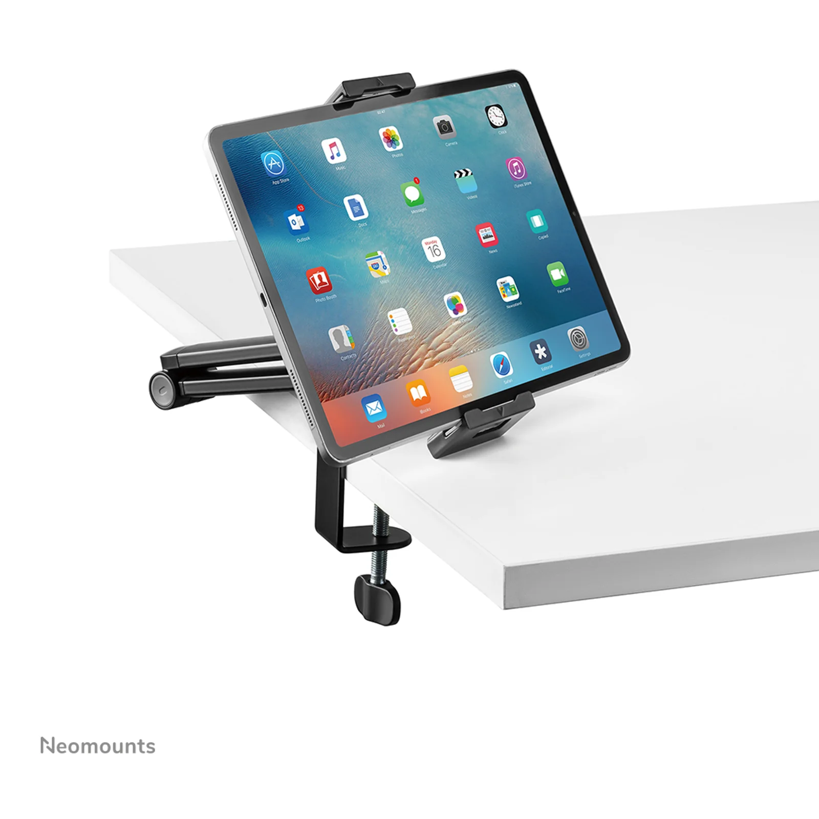 Neomounts DS15-545BL1 Support pour tablette à pince pour bureau 4.7-12.9" - universel - orientable