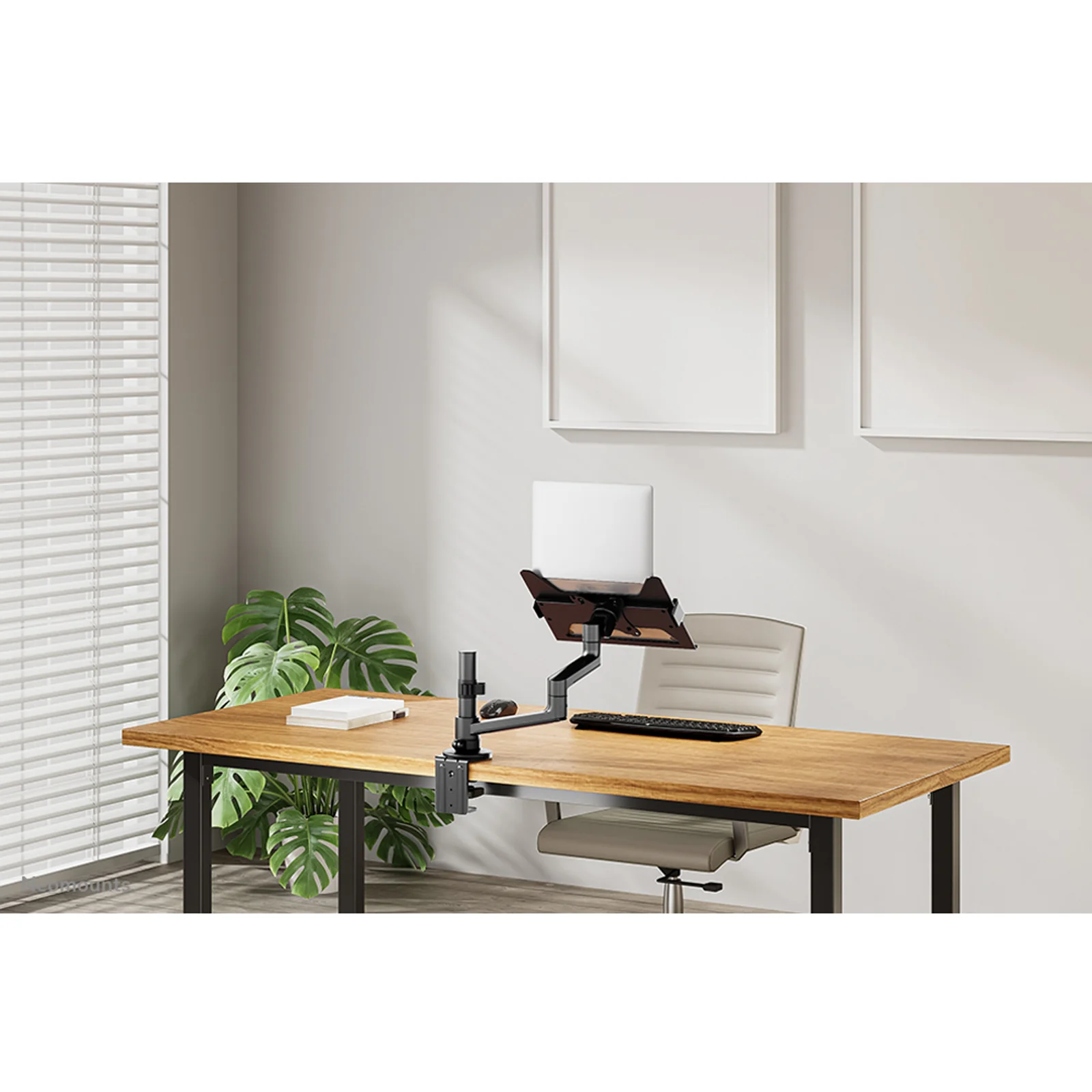 Neomounts DS20-425BL1 Support d'ordinateur portable à fixer 11.6-17.3" - économie d'espace