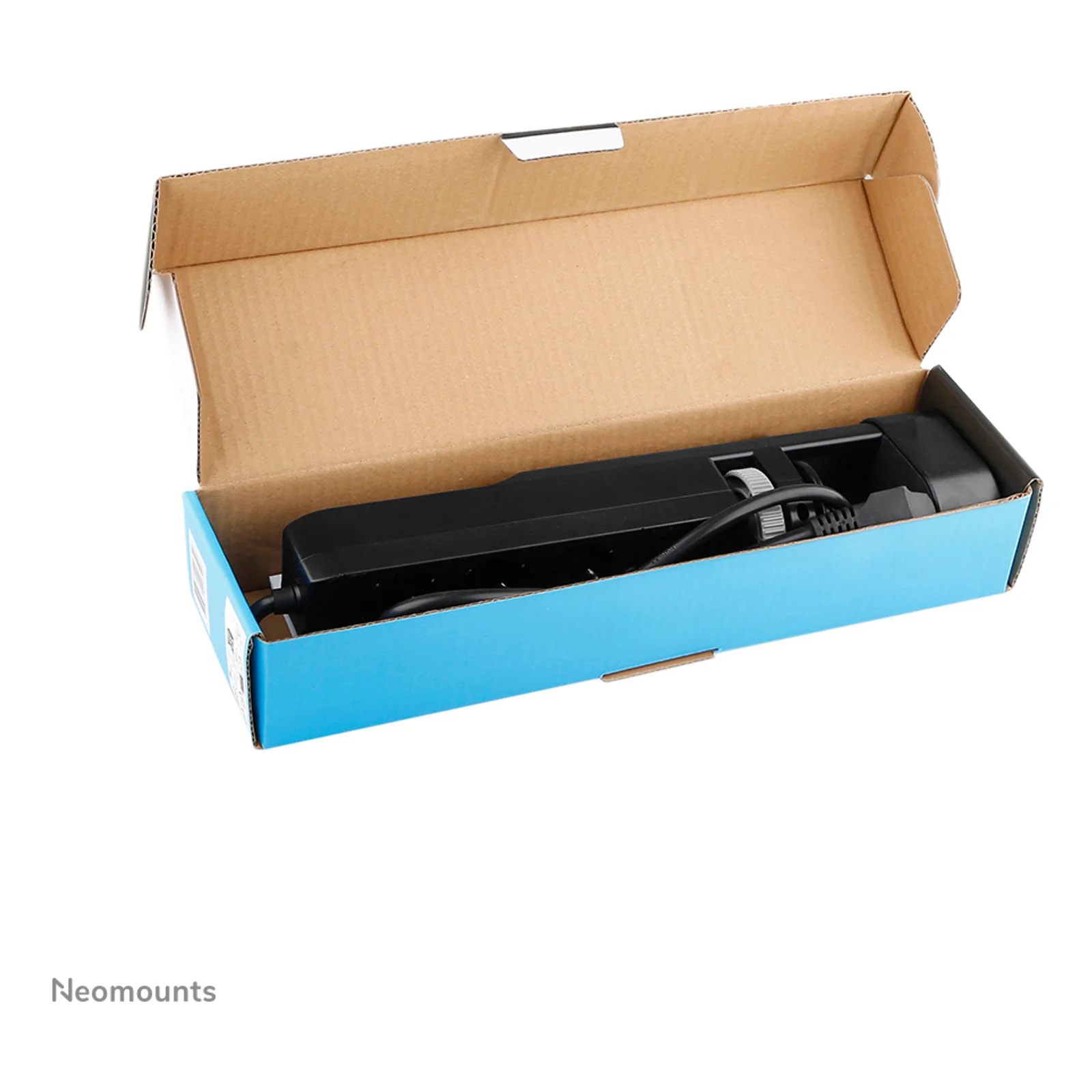 Neomounts DS22-840BL6 Multiprise de bureau avec pince et ports USB-C et USB-A - charge rapide