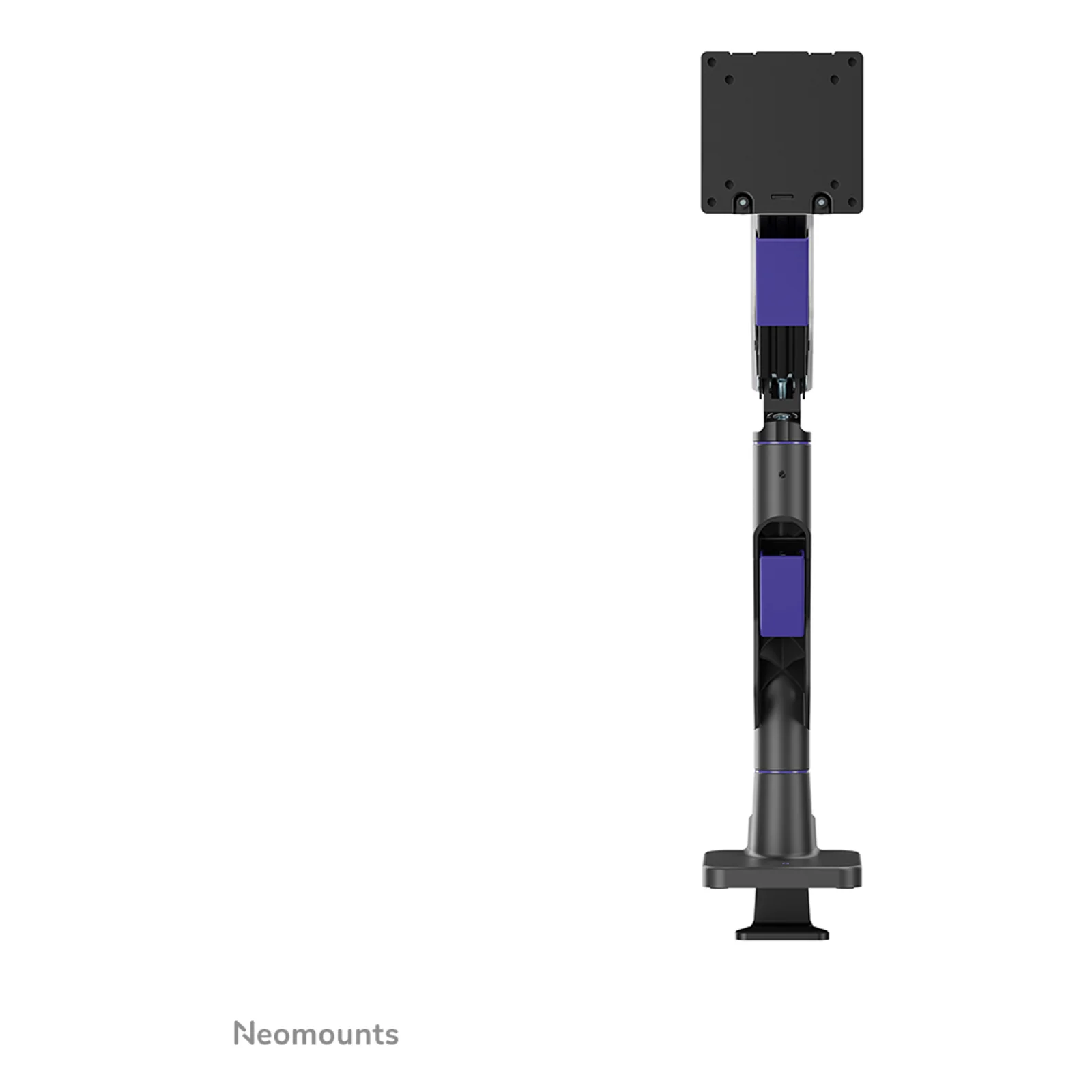 Neomounts DS70-256BL1 Support de écran à fixer gaming 24-57" - ressort à gaz - Topfix - arrêt à 180°