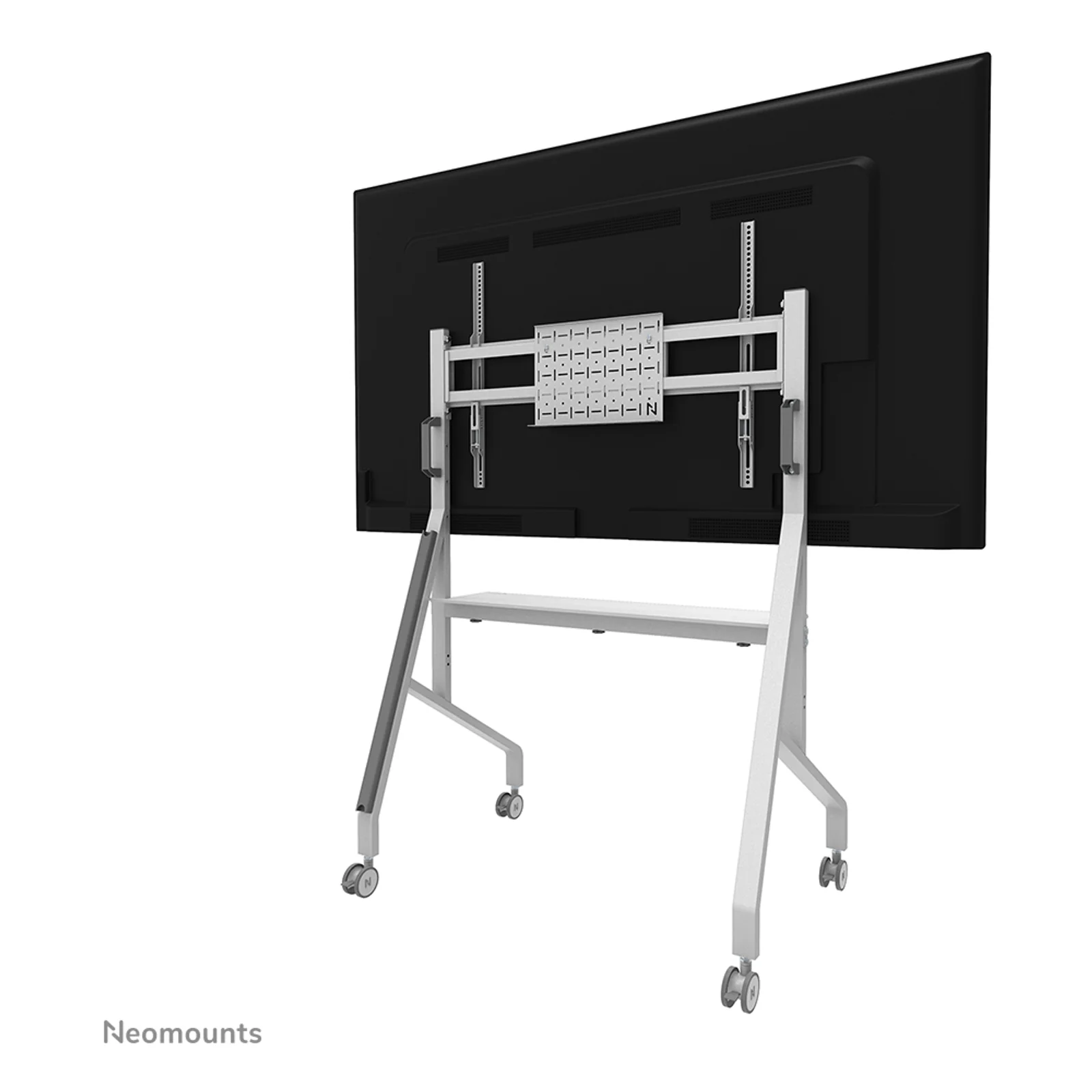 Neomounts FL50-525WH1 Support au sol mobile pour écran 55-86" - installation rapide - TÜV