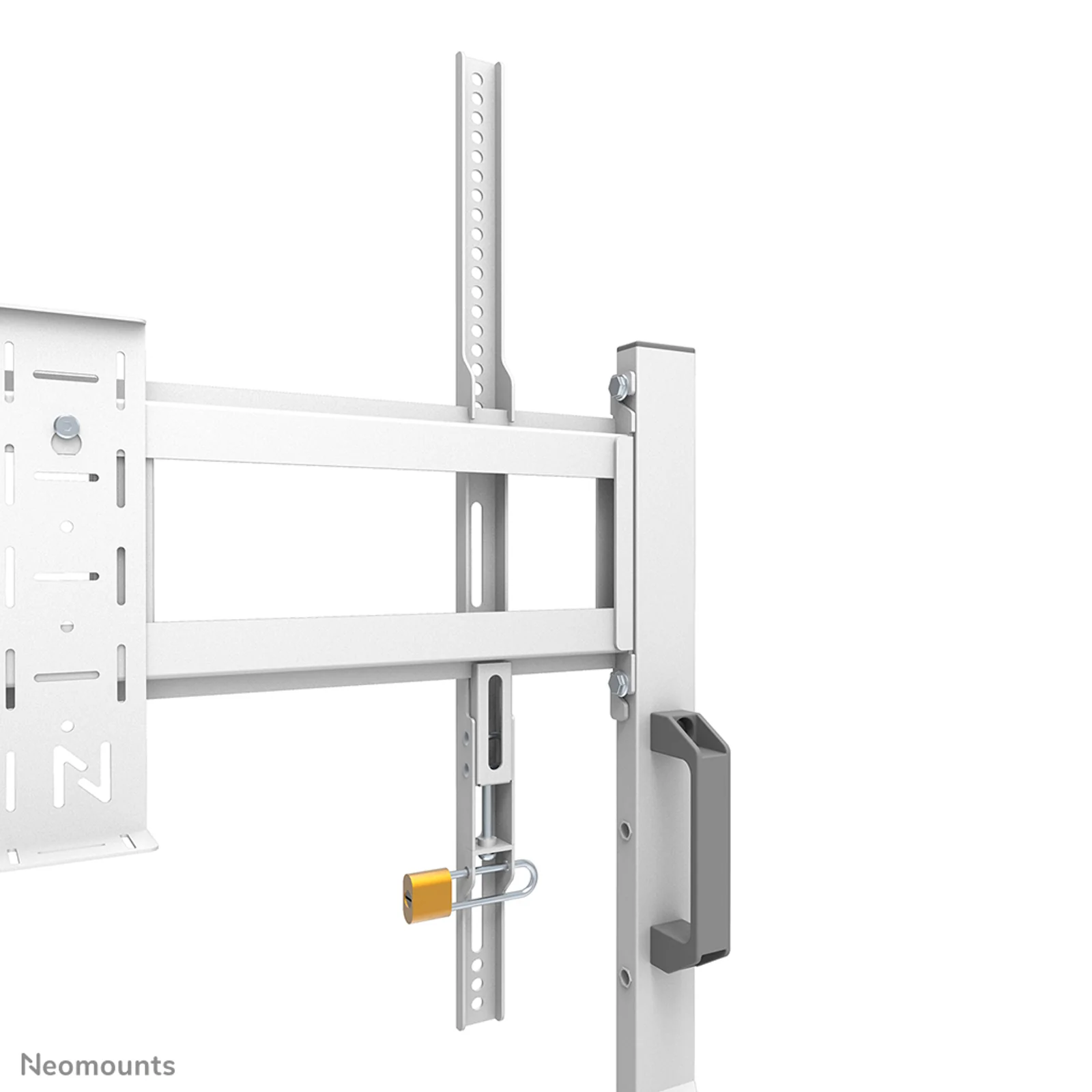 Neomounts FL50-525WH1 Support au sol mobile pour écran 55-86" - installation rapide - TÜV