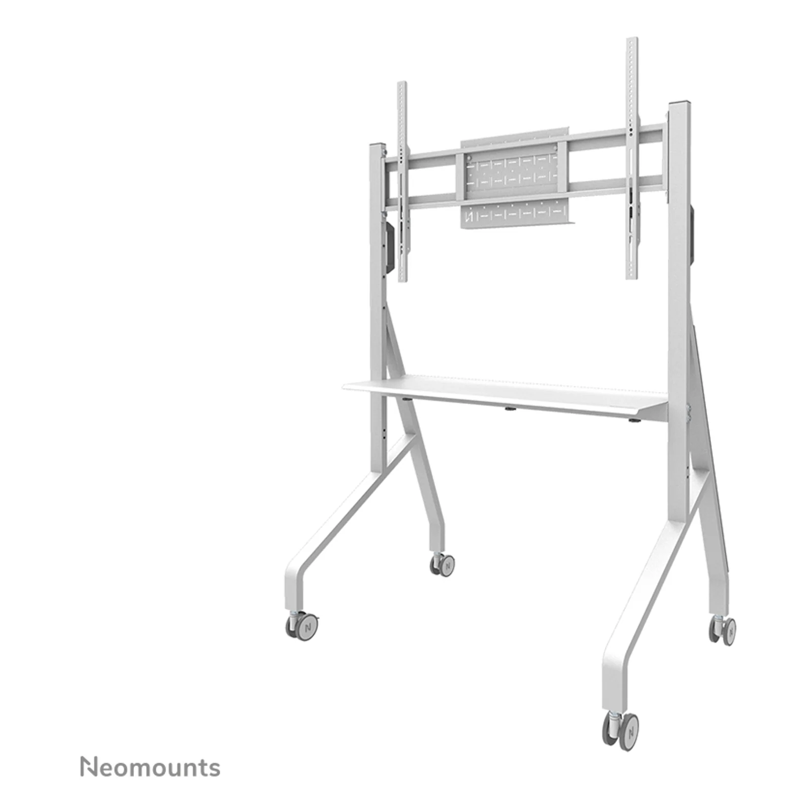 Neomounts FL50-525WH1 Support au sol mobile pour écran 55-86" - installation rapide - TÜV