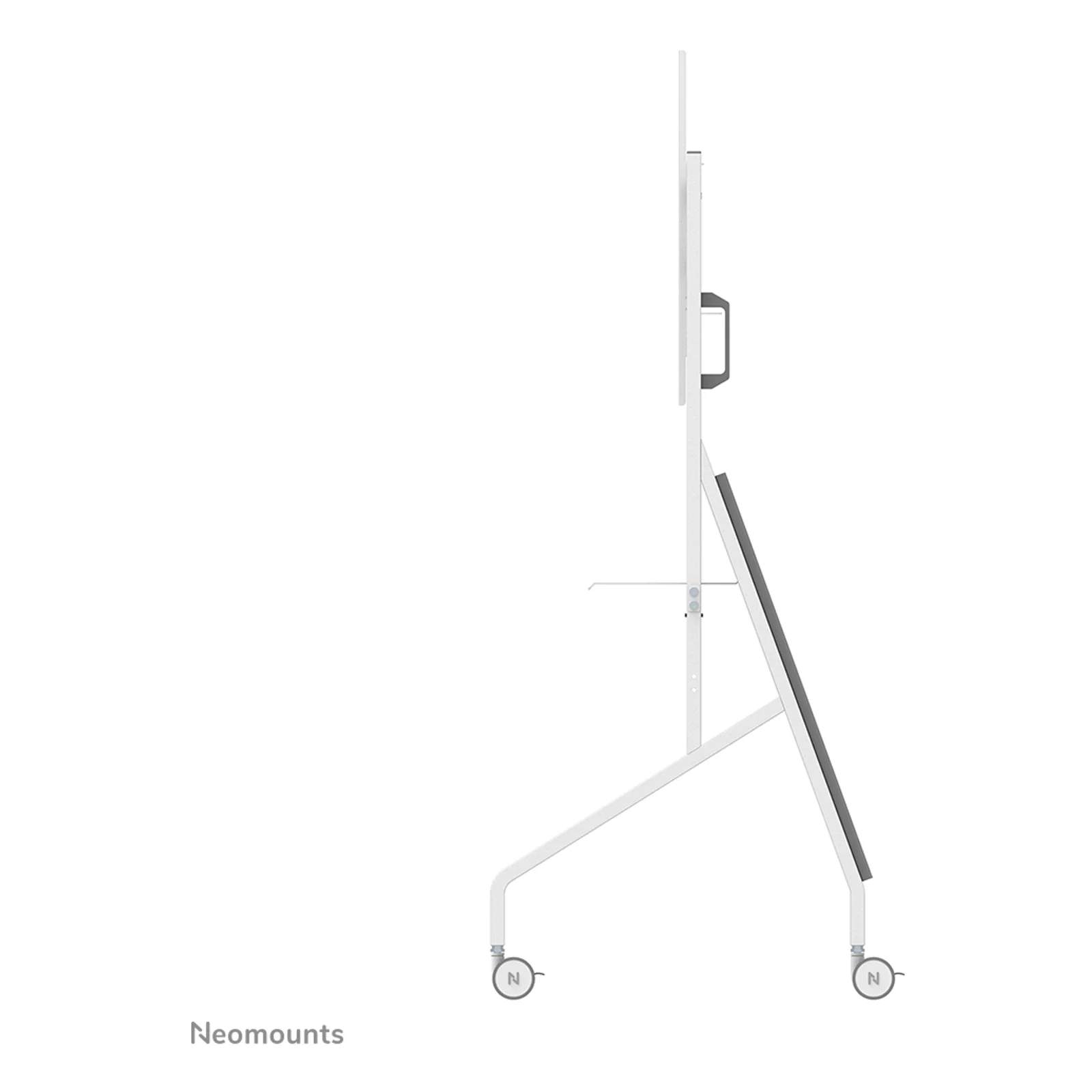 Neomounts FL50-525WH1 Support au sol mobile pour écran 55-86" - installation rapide - TÜV
