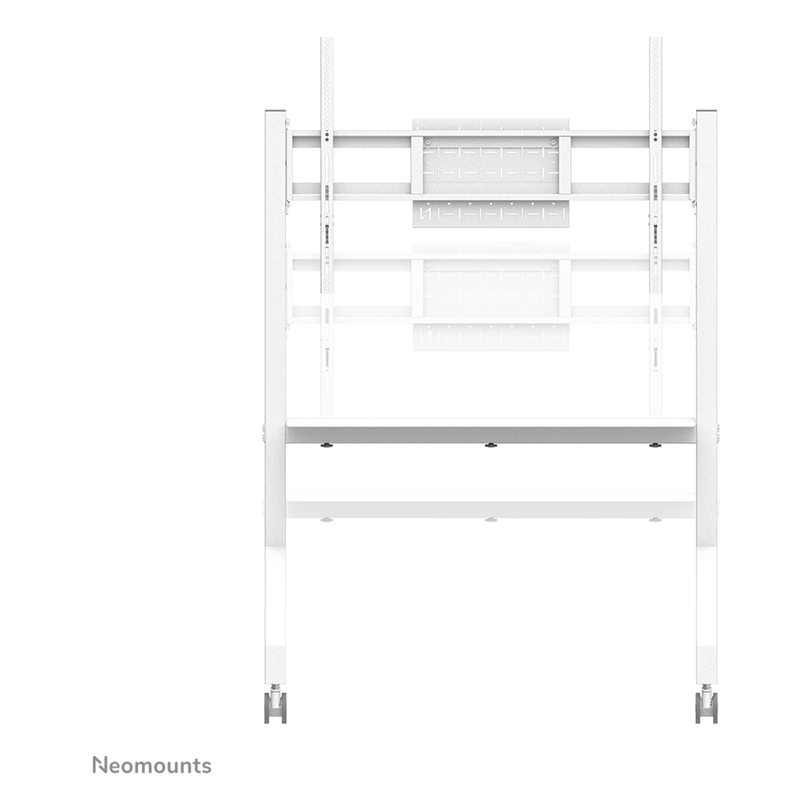 Neomounts FL50-525WH1 Support au sol mobile pour écran 55-86" - installation rapide - TÜV