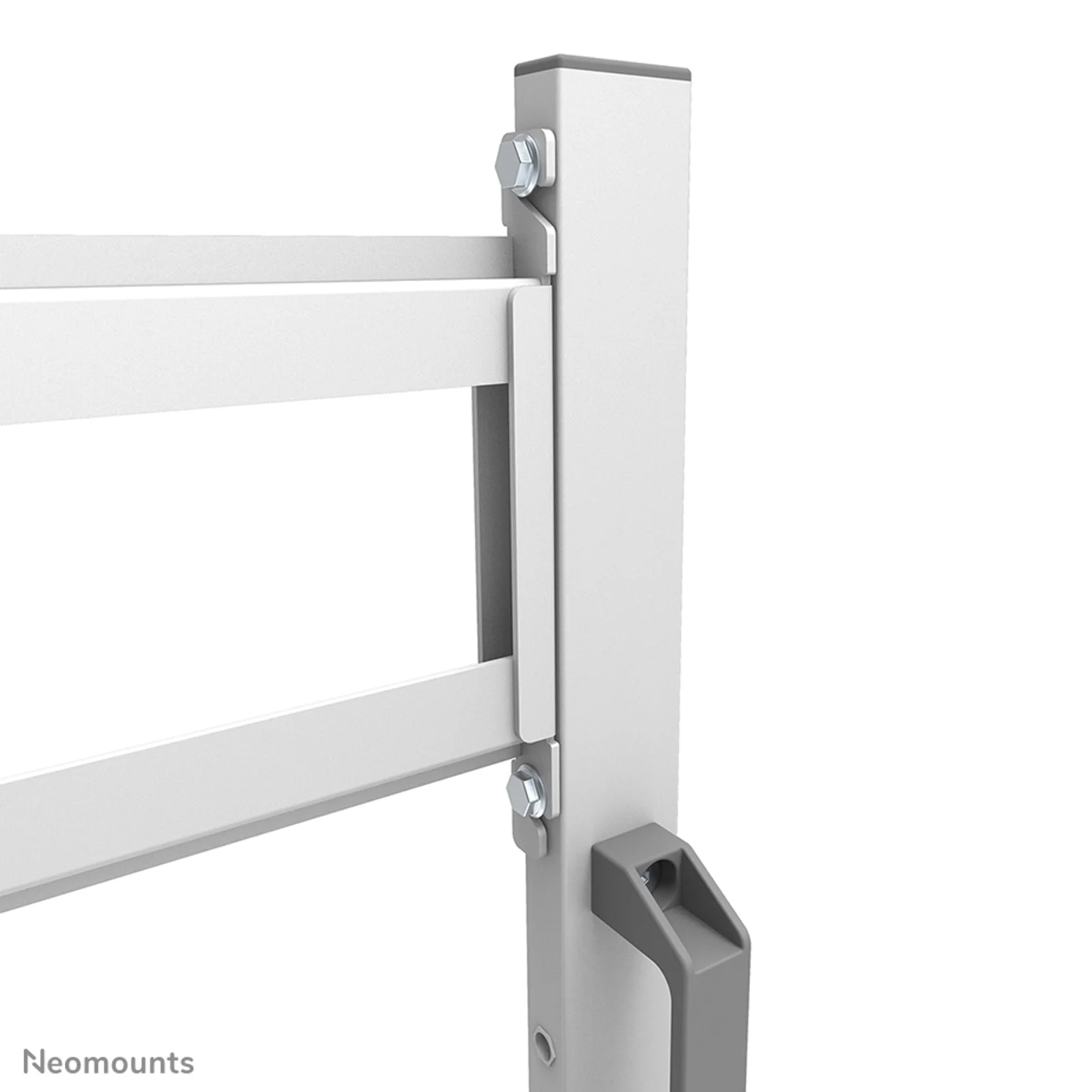 Neomounts FL50-525WH1 Support au sol mobile pour écran 55-86" - installation rapide - TÜV