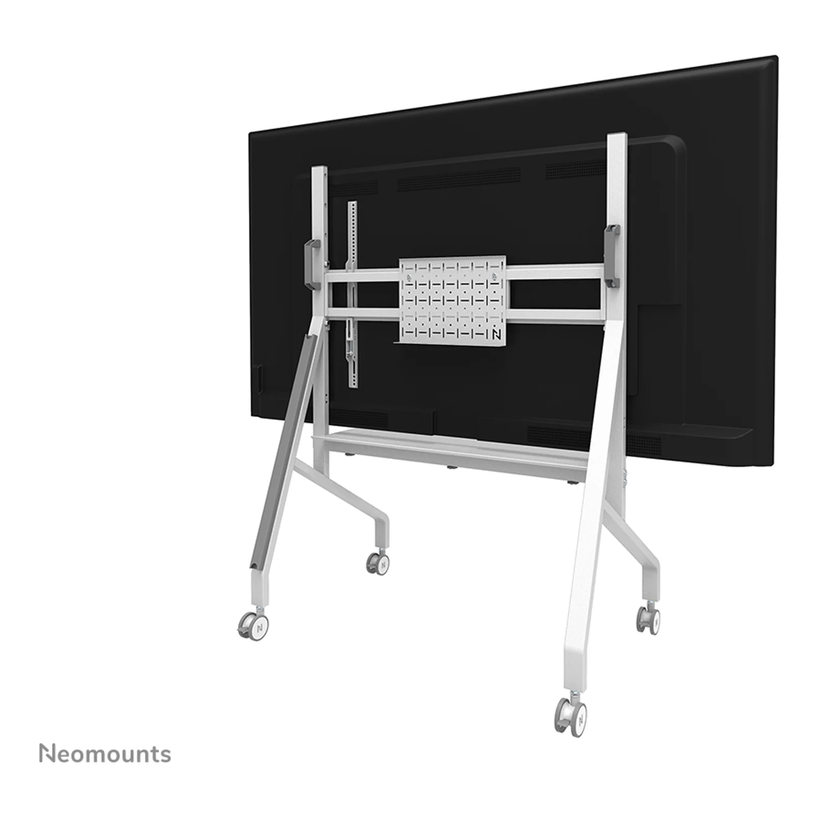 Neomounts FL50-525WH1 Support au sol mobile pour écran 55-86" - installation rapide - TÜV