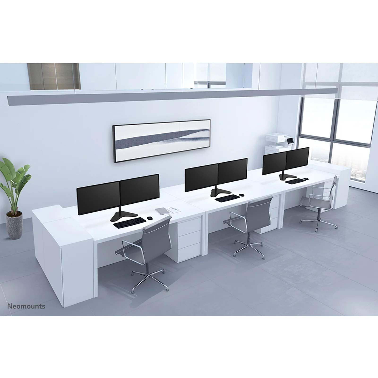 Neomounts FPMA-D550DDBLACK Support d'écran à poser 10-32"