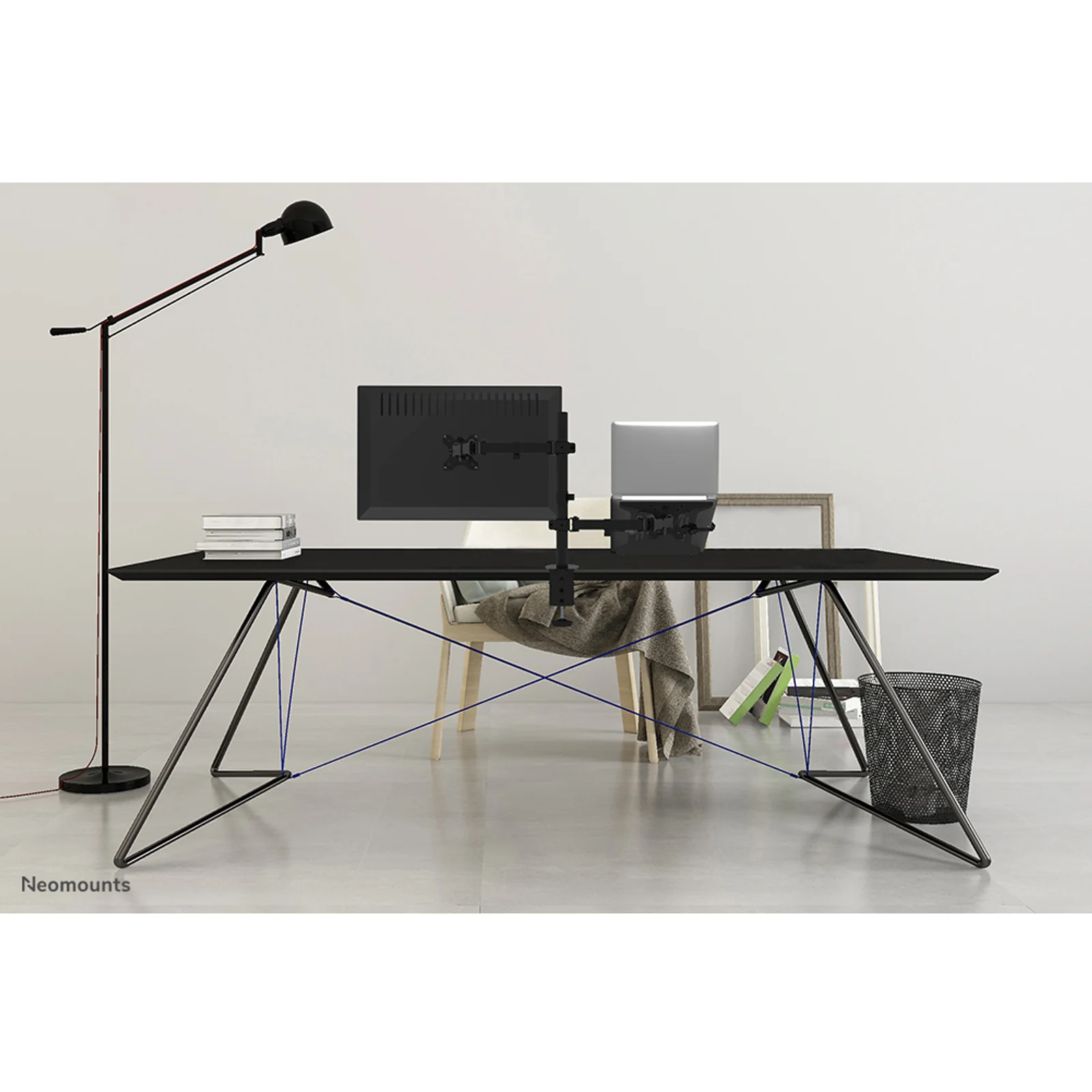 Neomounts FPMA-D550NOTEBOOK Support d'écran à fixer avec support pour ordinateur portable 10-32"