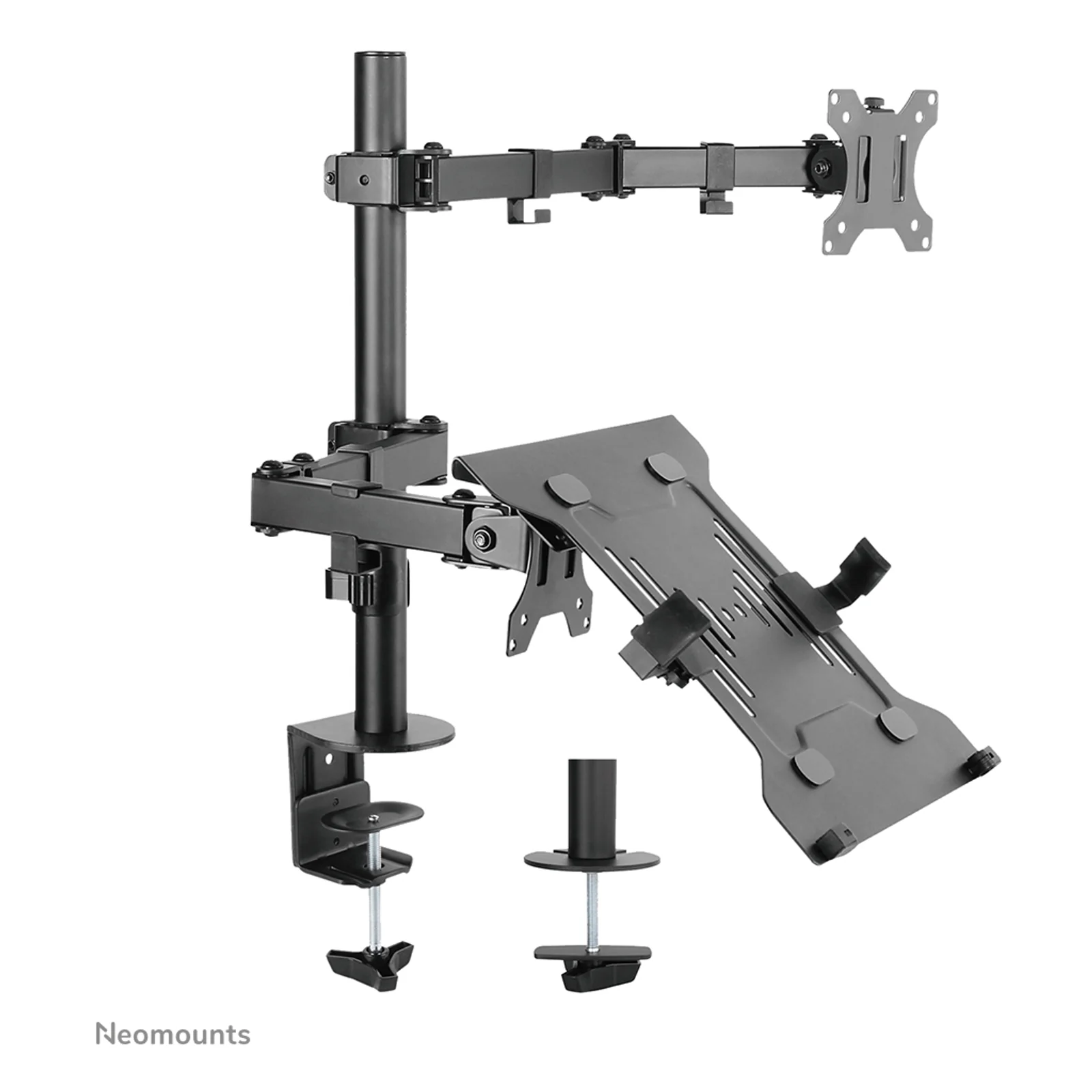 Neomounts FPMA-D550NOTEBOOK Support d'écran à fixer avec support pour ordinateur portable 10-32"