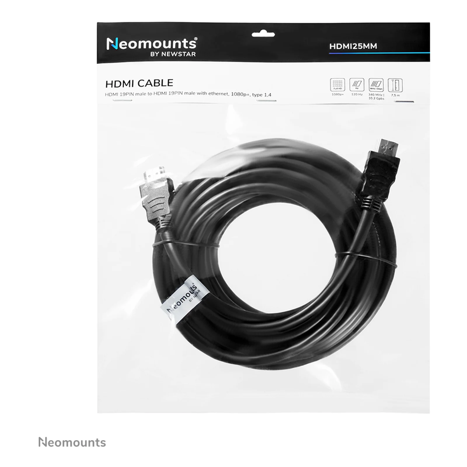 Neomounts HDMI25MM câble HDMI - 7.5 mètres