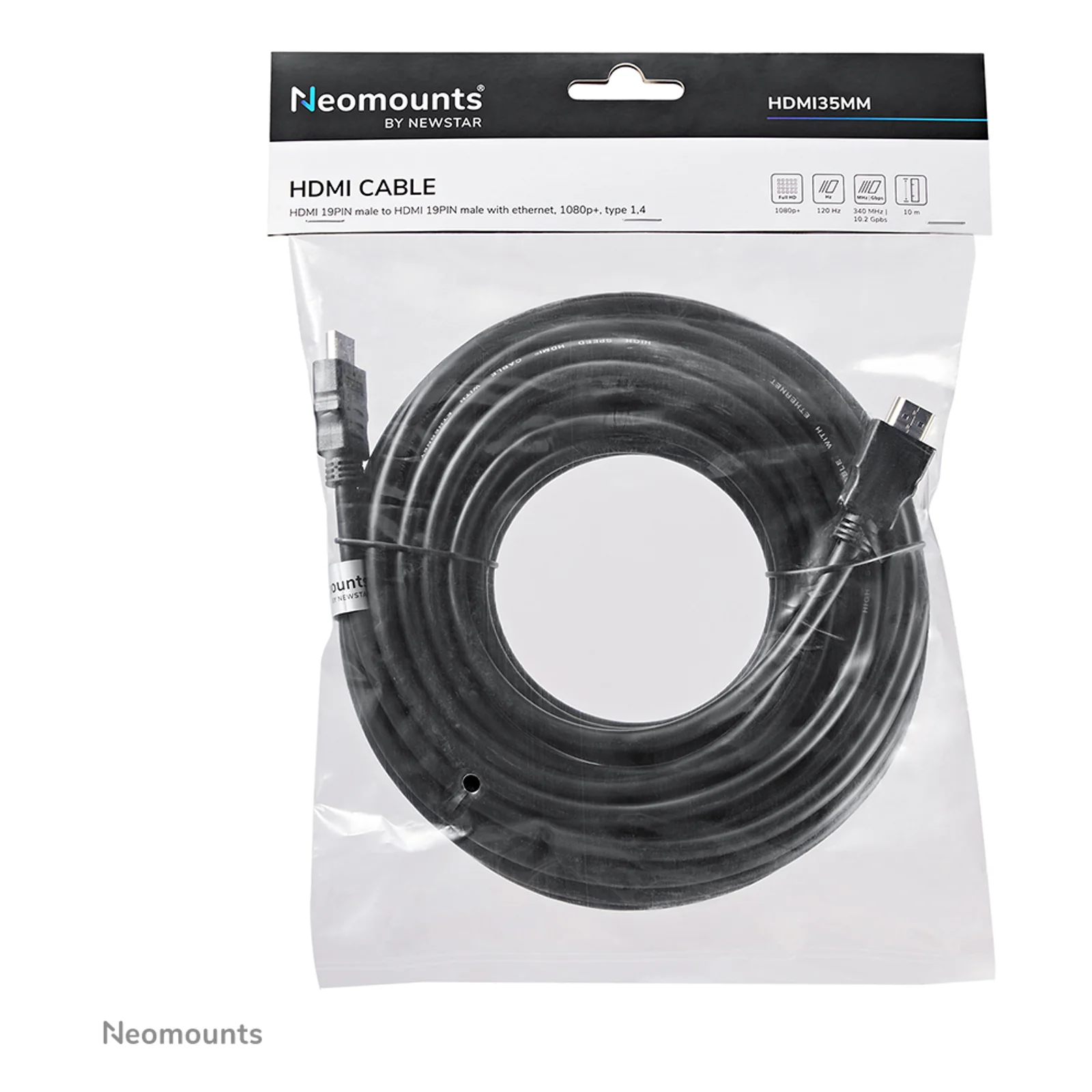 Neomounts HDMI35MM câble HDMI - 10 mètres