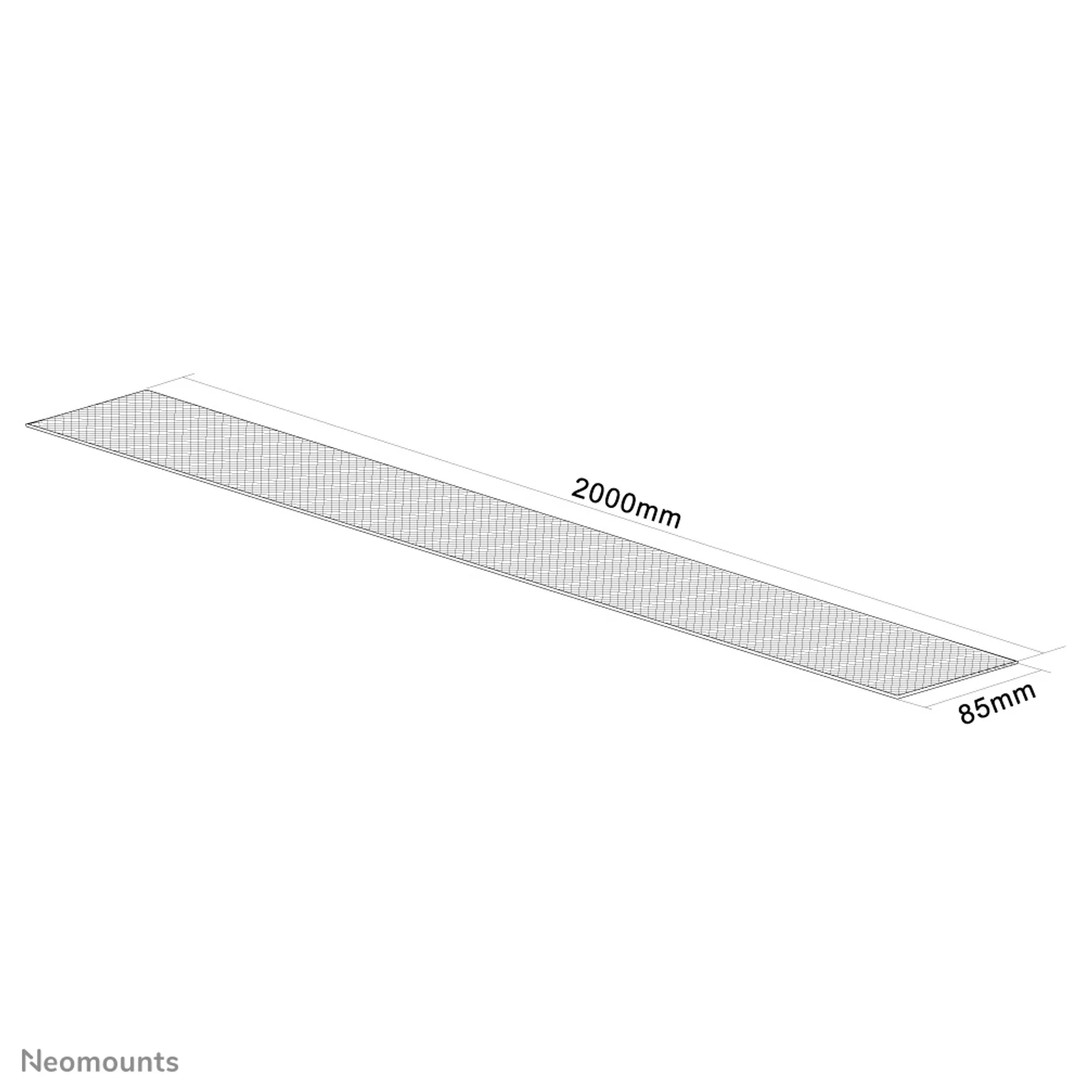 Neomounts NS-CS200BLACK Cache-câble - pour 8-10 câbles - universelle
