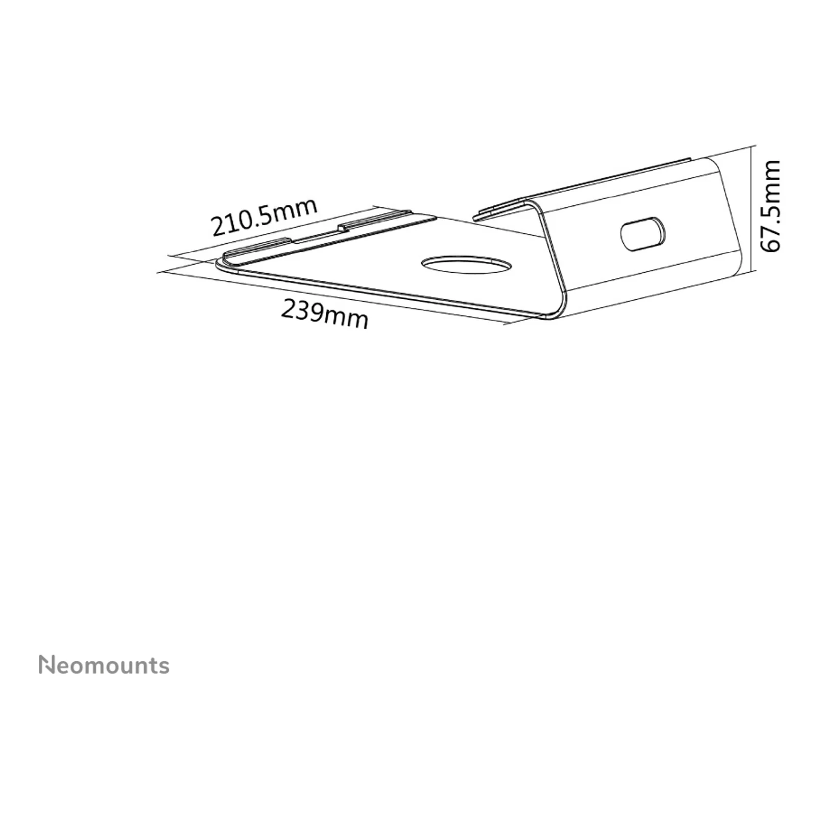 Neomounts NSLS025 Support pour ordinateur portable 10-17" - universel