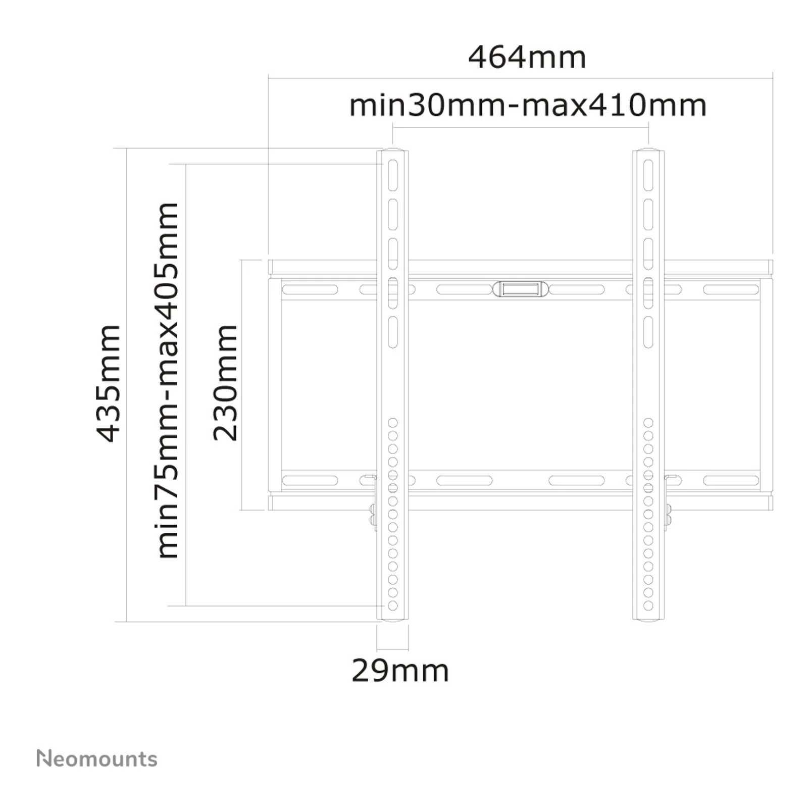 Neomounts support mural pour tv