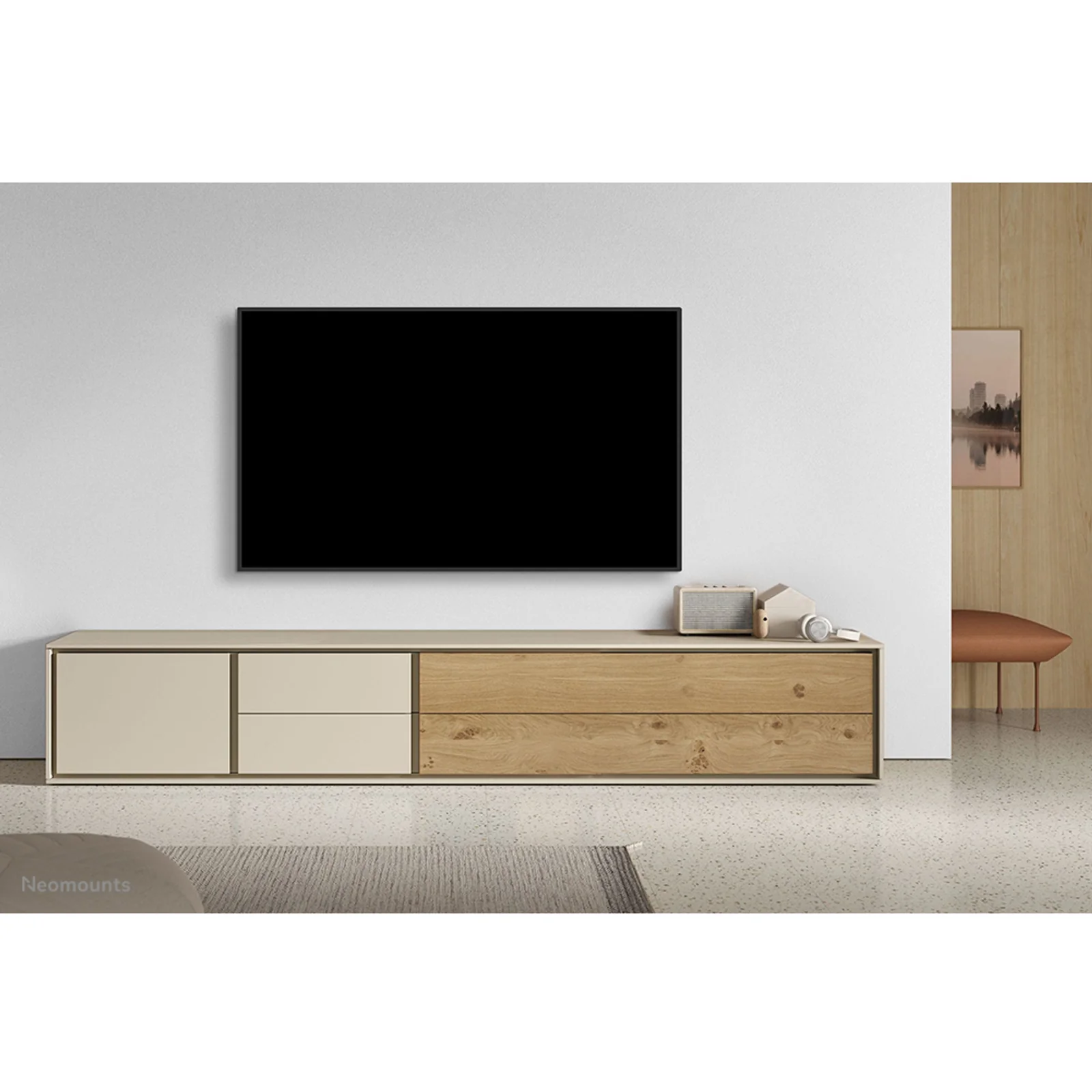 Neomounts WL35-550BL16 Support pour écran mural 42-86" - inclinable - installation facile