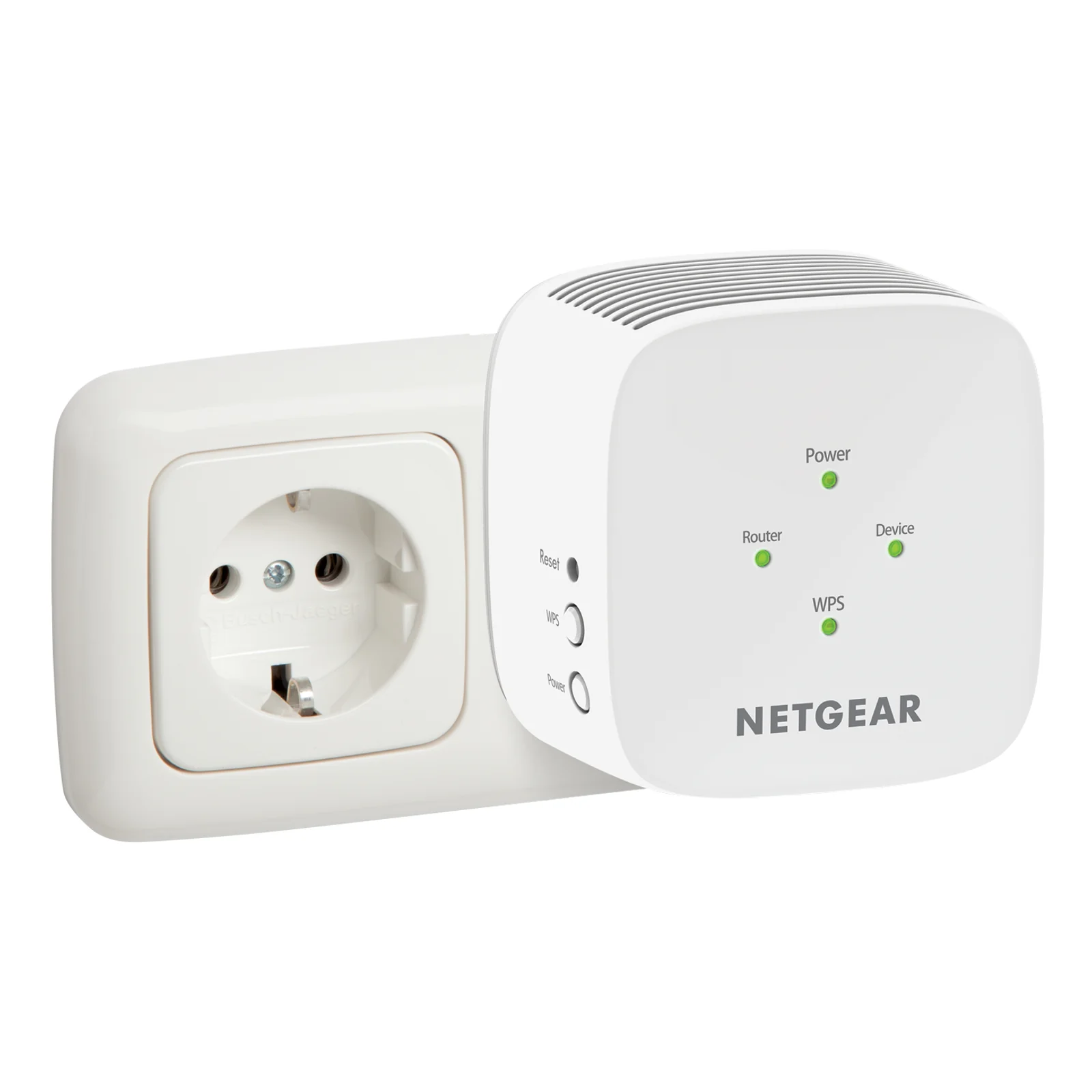 NETGEAR EX6110 Émetteur et récepteur réseau Blanc 10, 100, 300 Mbit/s