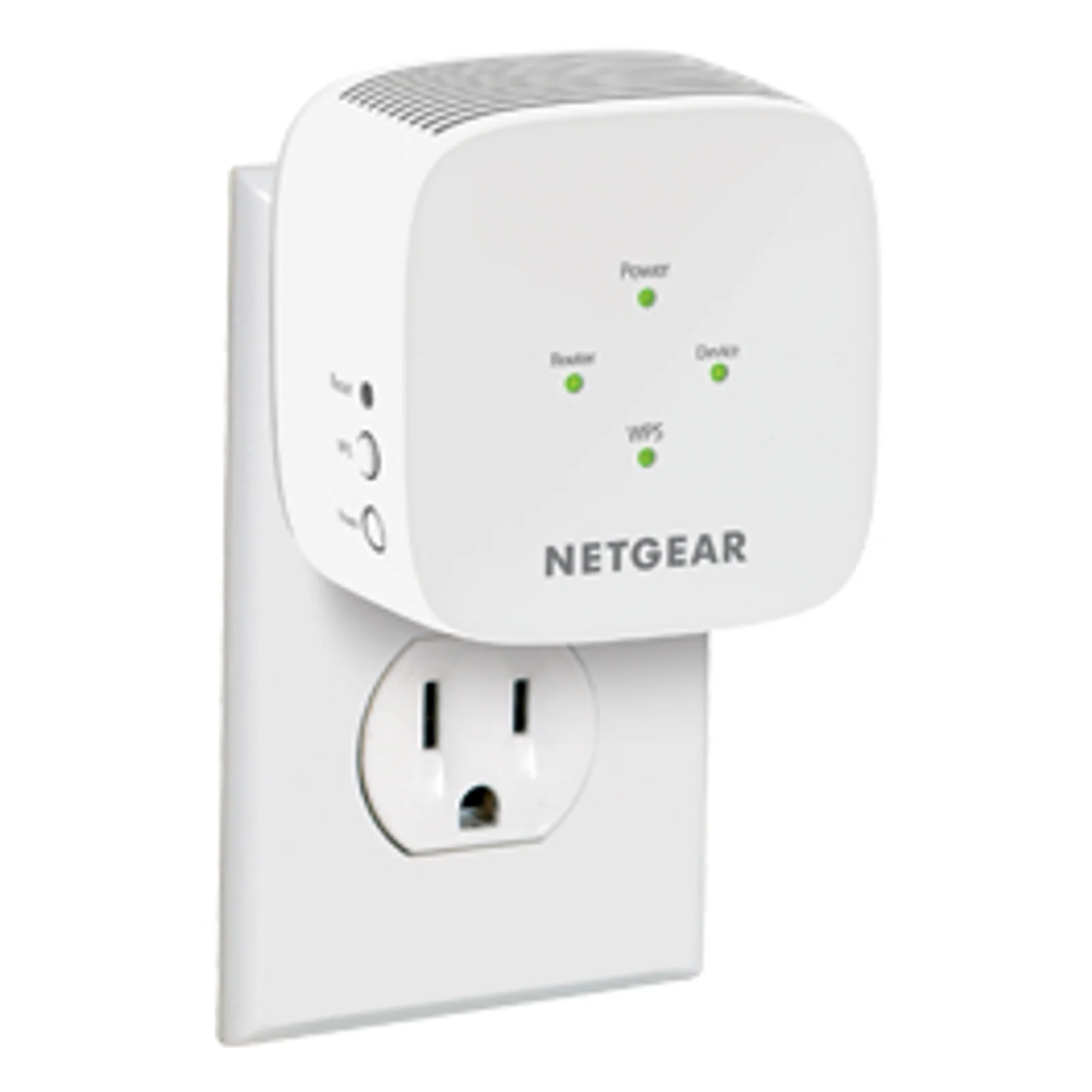 NETGEAR EX6110 Émetteur et récepteur réseau Blanc 10, 100, 300 Mbit/s