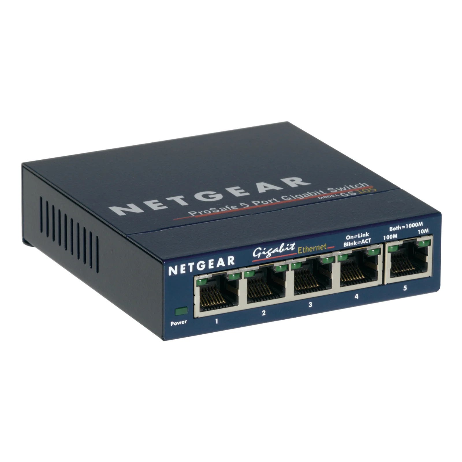 GS105 Non-géré Gigabit Ethernet (10/100/1000) Bleu
