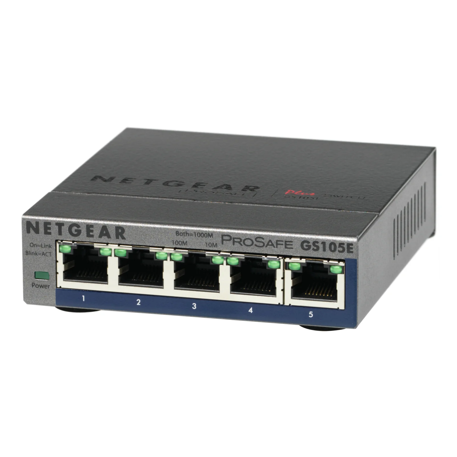 NETGEAR GS105E-200PES commutateur réseau Géré L2/L3 Gigabit Ethernet (10/100/1000) Gris