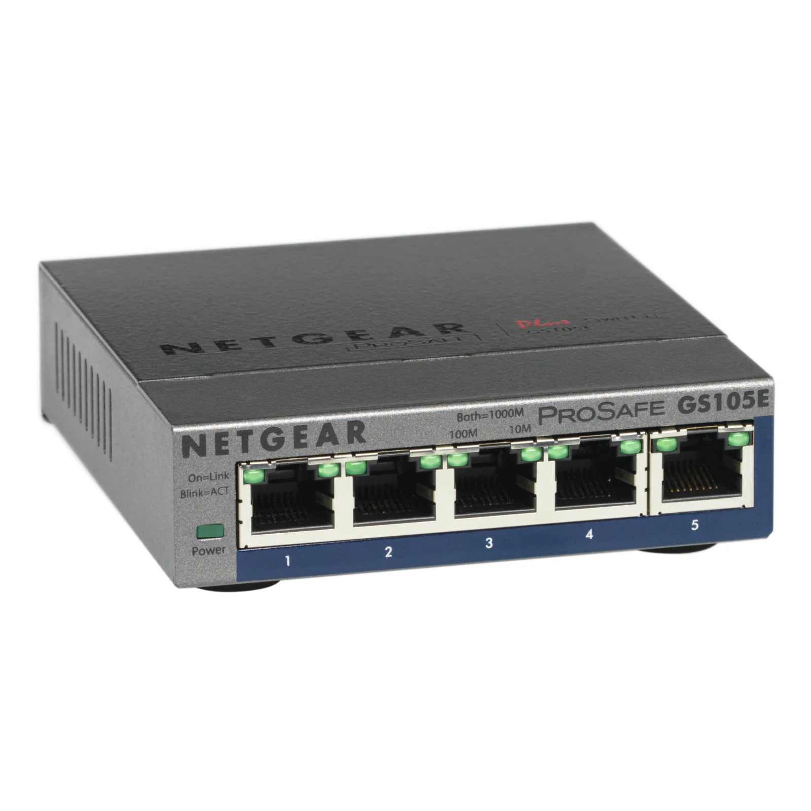 NETGEAR GS105E-200PES commutateur réseau Géré L2/L3 Gigabit Ethernet (10/100/1000) Gris